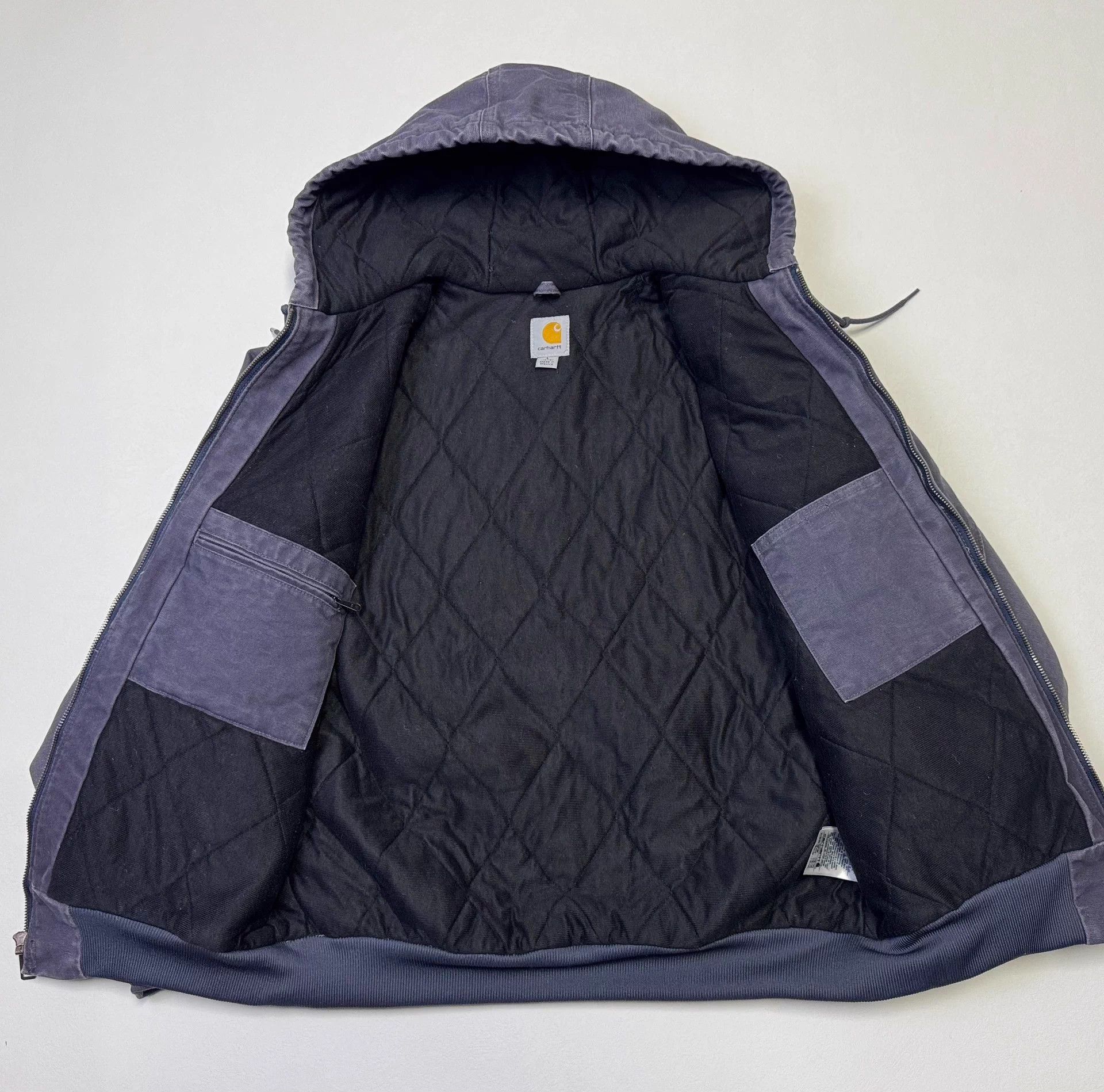 Carhartt Carhartt WJ130 Vintage Coal Women's L Hooded Work Jacket Size L / US 10 / IT 46 - 4 Thumbnail