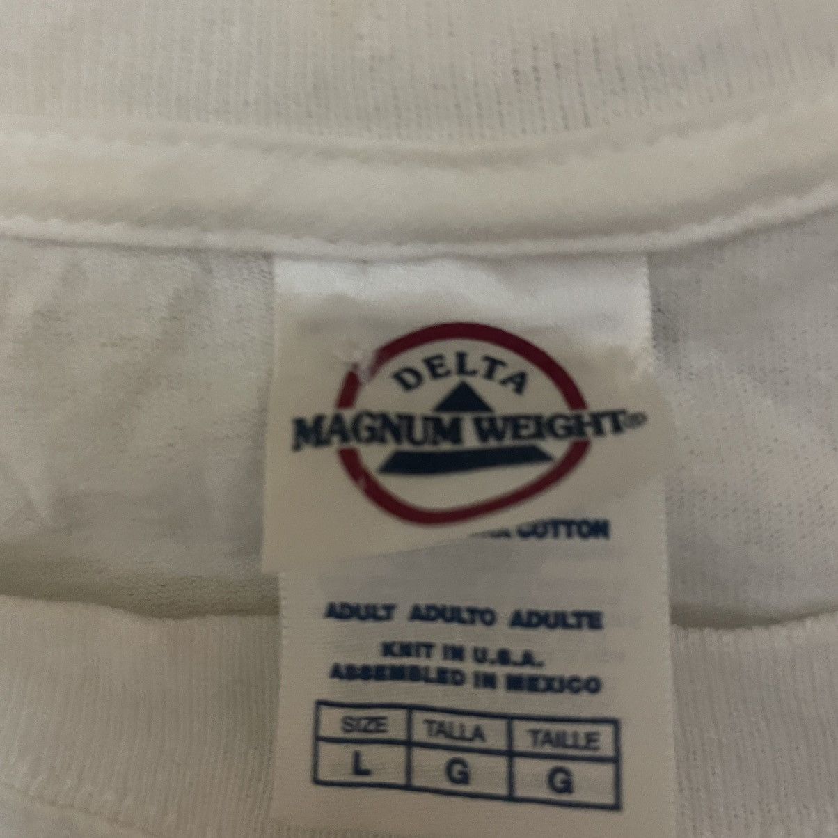 Delta White Ohio State Buckeyes athletic wear t shirt Size US L / EU 52-54 / 3 - 2 Thumbnail