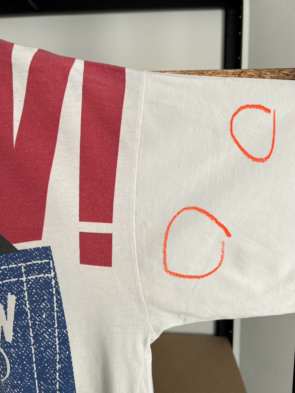 Levi's Vintage 90s Levis Stretch Sensation AOP Promo White T-shirt Size US L / EU 52-54 / 3 - 12 Thumbnail