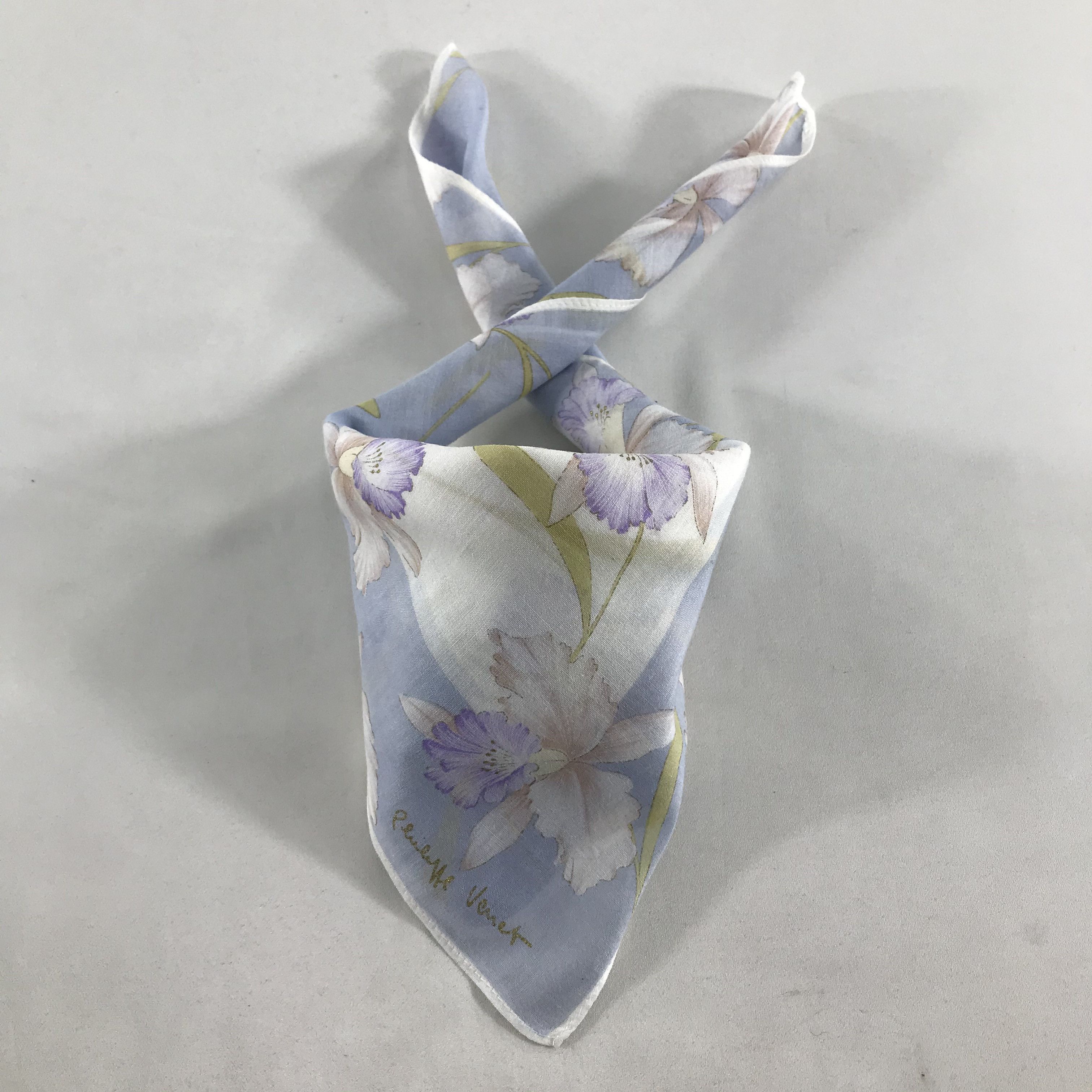 Vintage Philippe V Floral Handkerchief Neckerchief Bandana H73 Size ONE SIZE - 1 Thumbnail