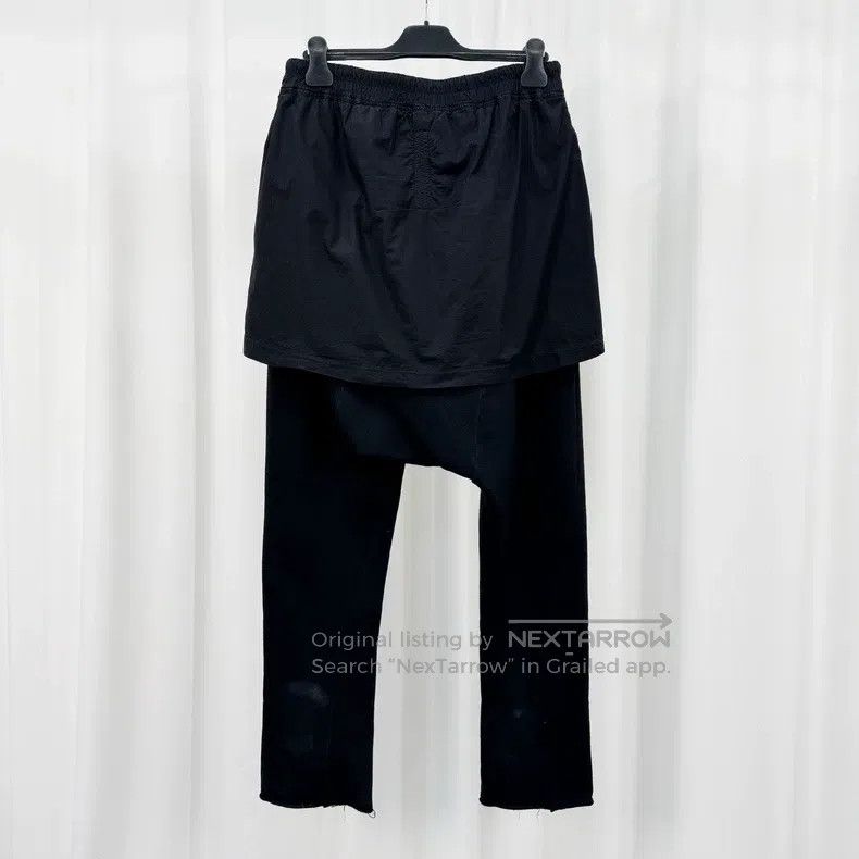 Rick Owens Rick Owens size s Dark shdw black double crotch culottes pa Size US 28 / EU 44 - 2 Thumbnail