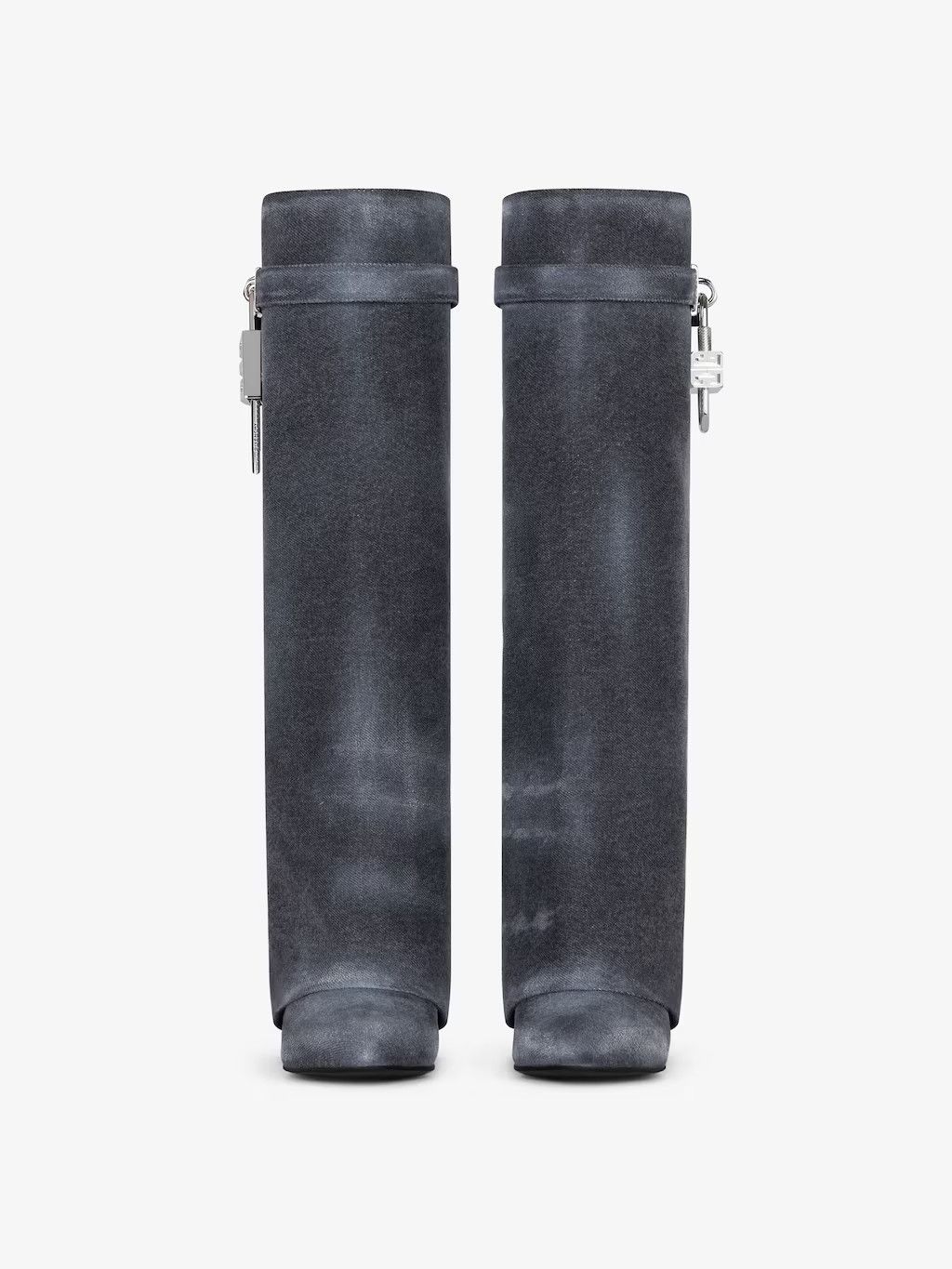 Givenchy o1w1db10525 Shark Lock Pant Boots 90mm in Black Size US 8 / IT 38 - 4 Thumbnail