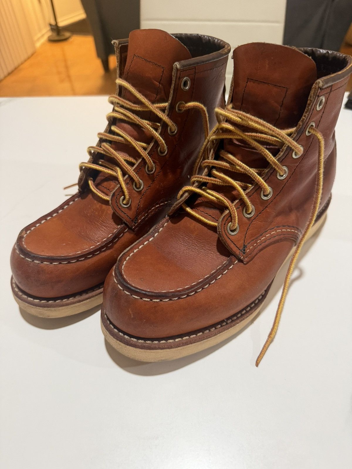 Red Wing Red Wing 875 5.5D Heritage Classic Moc Toe Boots Size US 5.5 / EU 38 - 1 Thumbnail