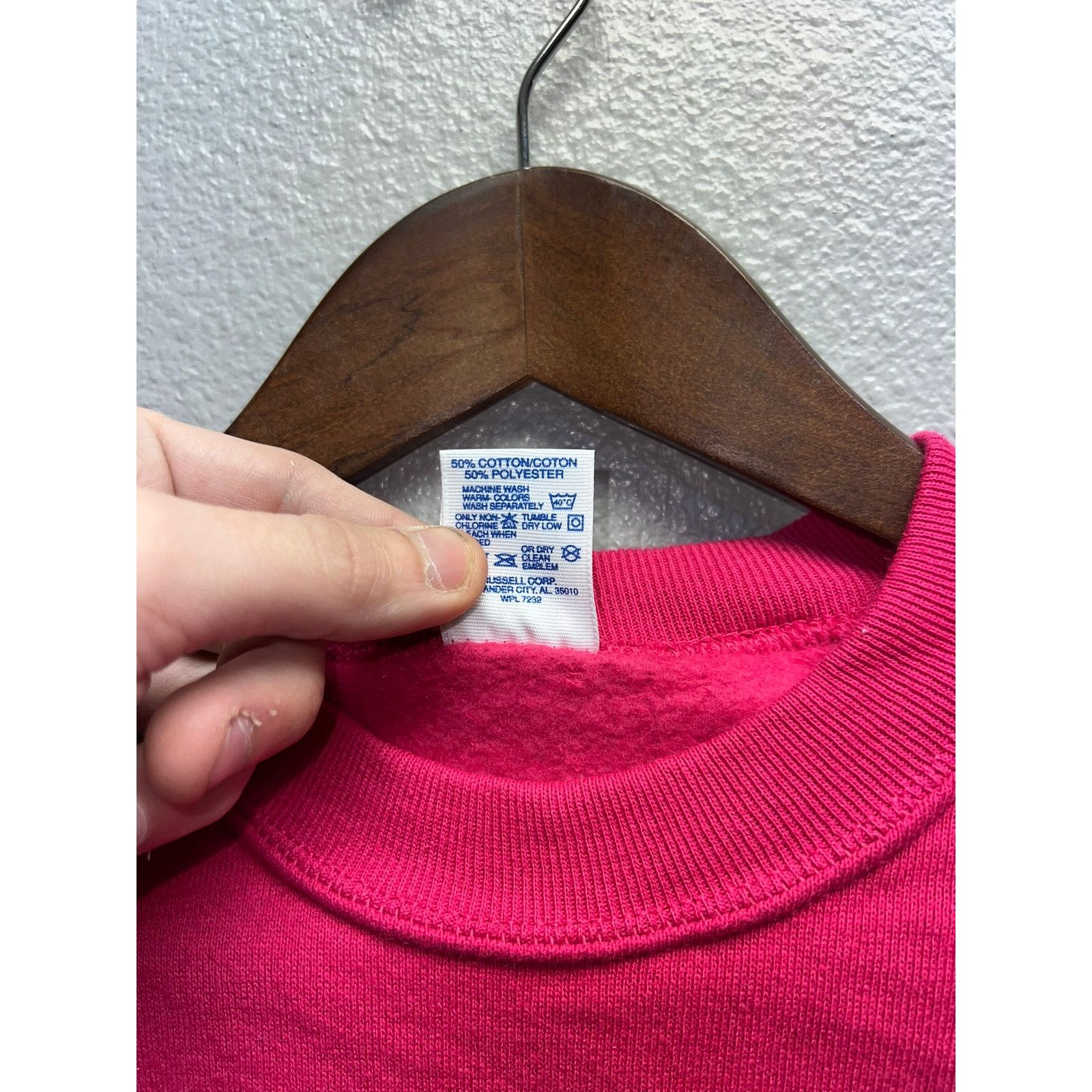 Jerzees Vintage Pink Blank Sweatshirt Jerzees Crewneck 90s S Small Size US S / EU 44-46 / 1 - 6 Thumbnail