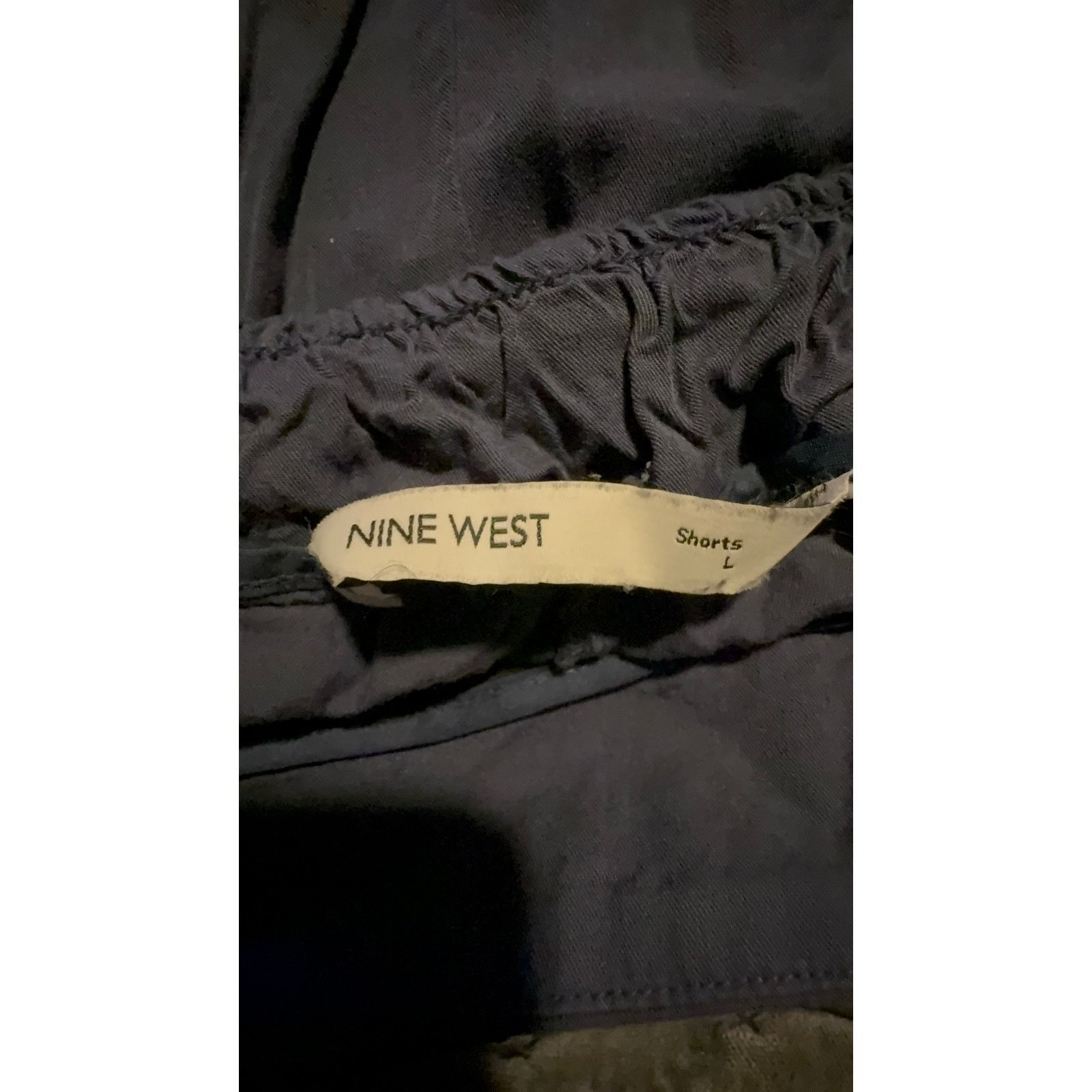 Nine West Nine West Blue Shorts Women Elastic Waist Casual L - E015 Size 34" / US 12 / IT 48 - 5 Thumbnail