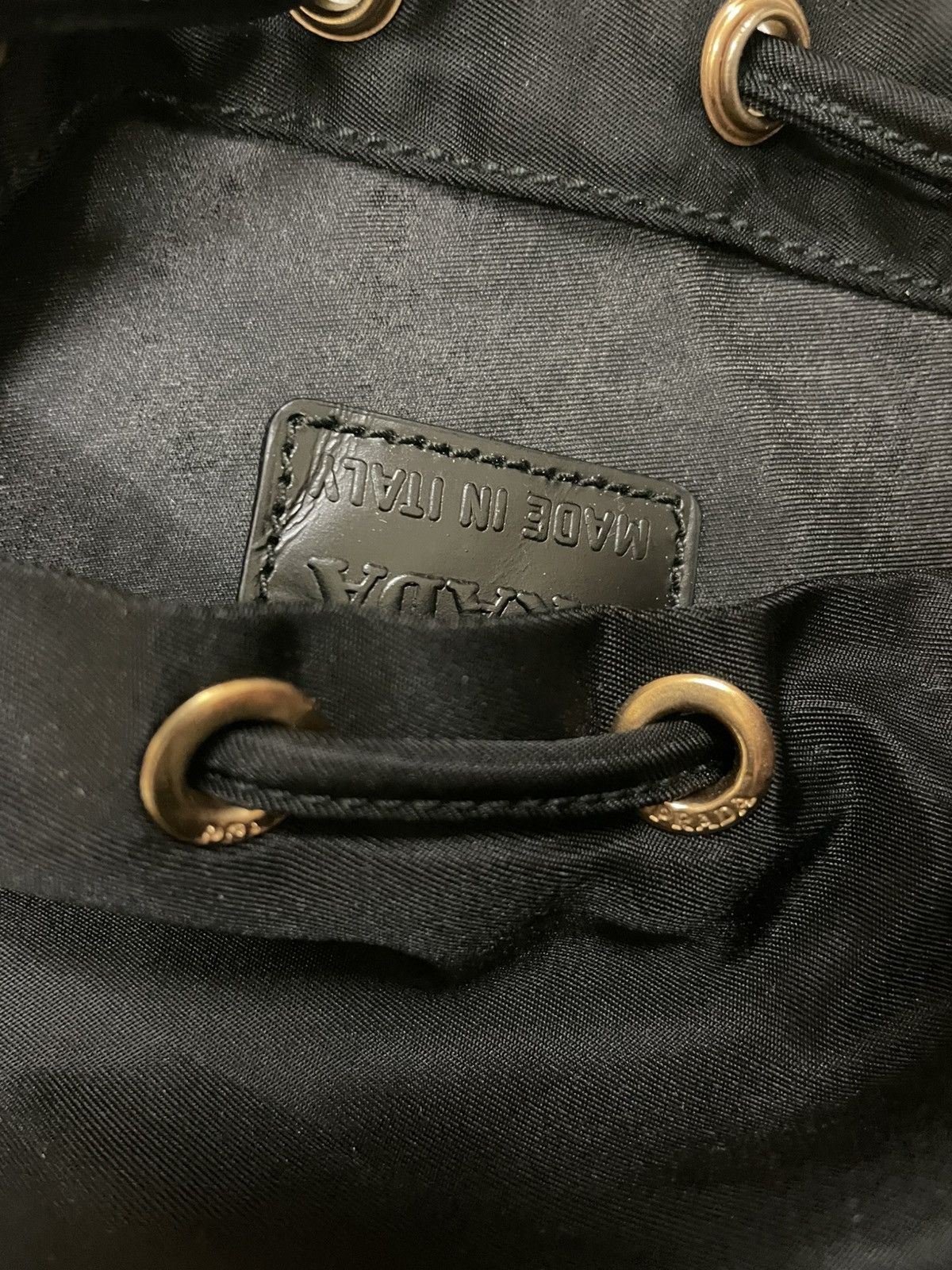 Prada Authentic Vintage Prada Mini Drawstring Bag One Size Size ONE SIZE - 6 Thumbnail