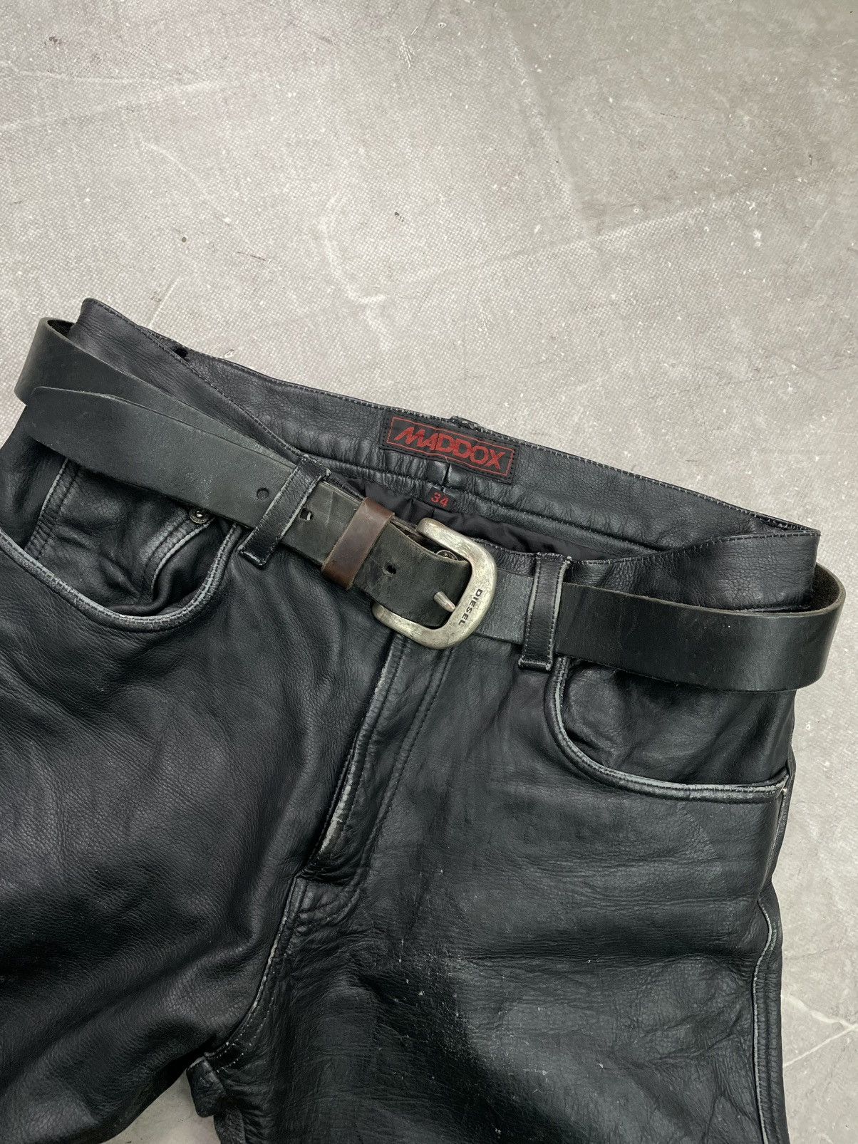 Diesel Diesel avant garde leather opium long belt y2k Size ONE SIZE - 1 Thumbnail
