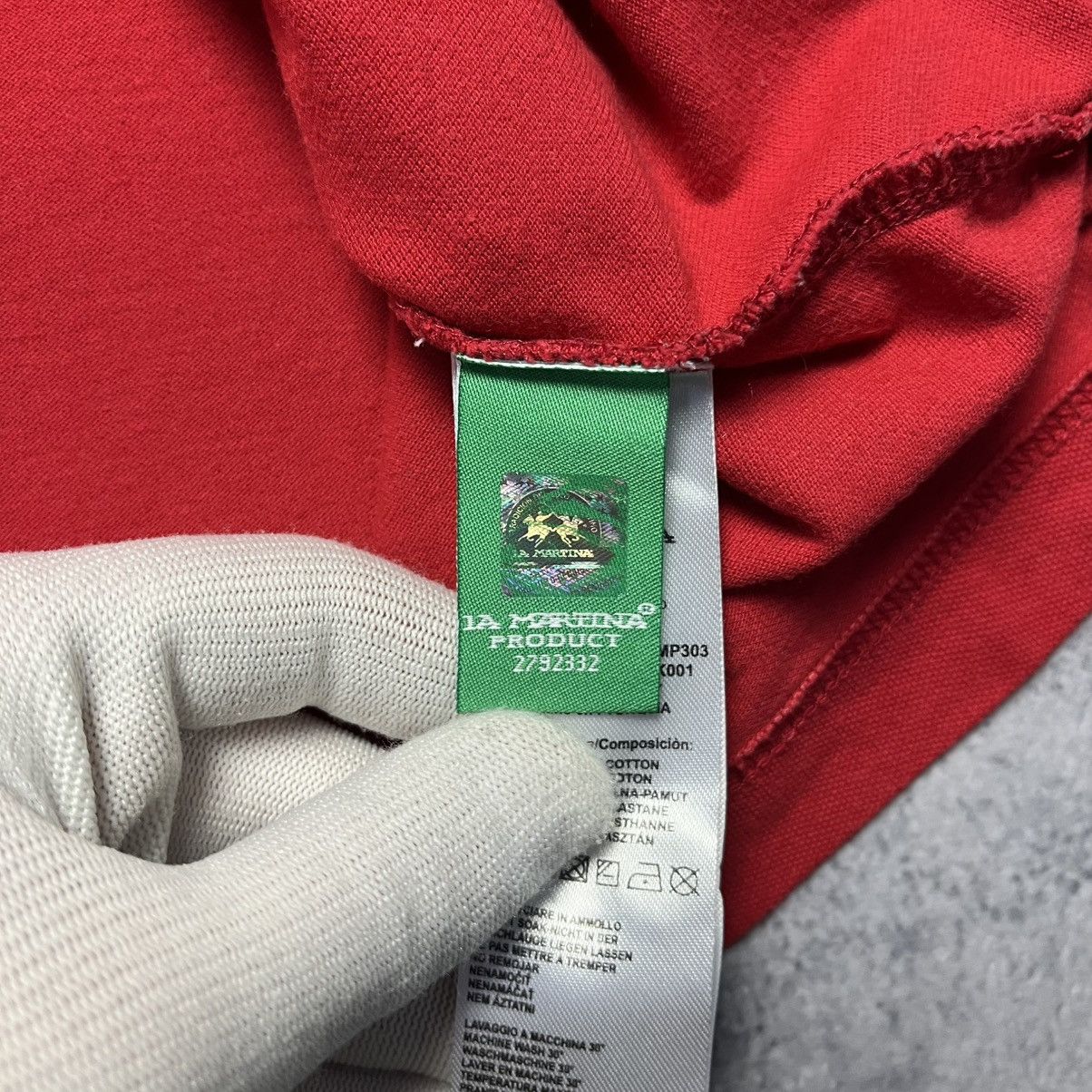 La Martina × Vintage Vintage La Martina #2 Red Polo Y2K Streetwear Designer Size US XXL / EU 58 / 5 - 8 Thumbnail