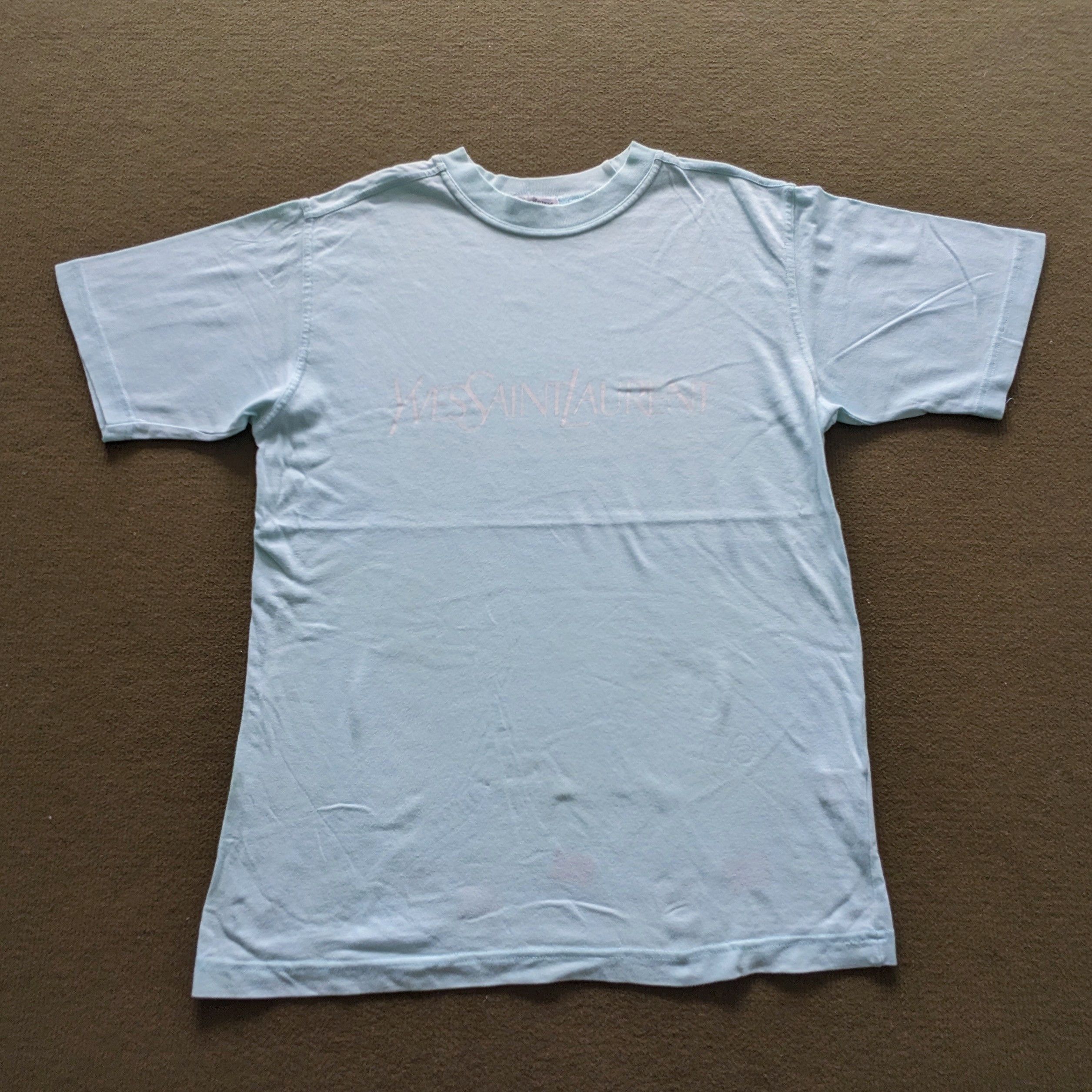 Yves Saint Laurent Vintage Yves Saint Laurent Luxury Brand T-shirt Size US L / EU 52-54 / 3 - 1 Thumbnail