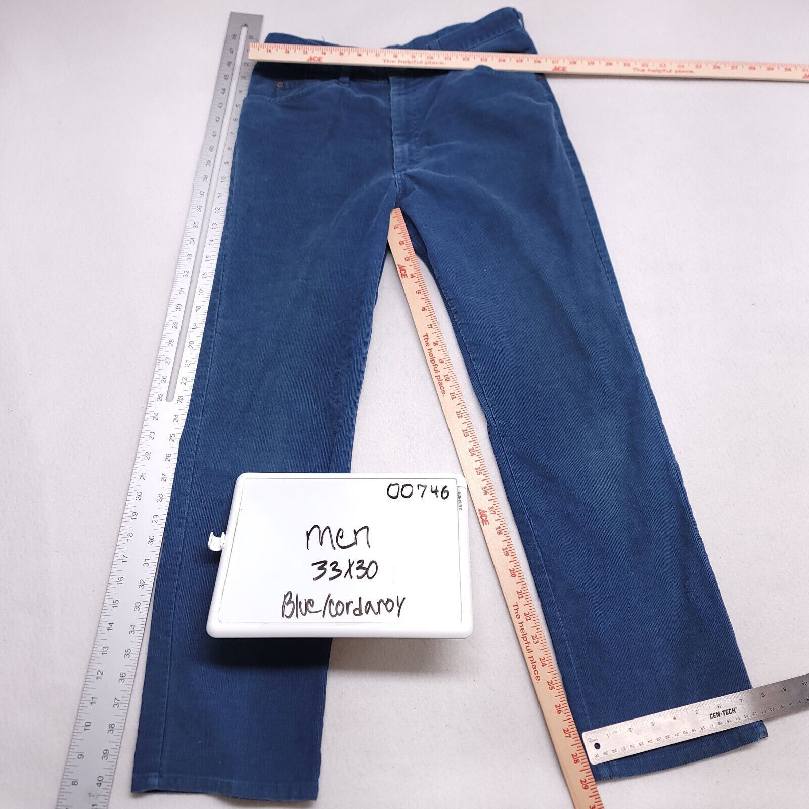 Lee Lee Casual Button Zip Medium Wash Jeans Mens Size 33x30 Blue Size US 33 - 4 Thumbnail