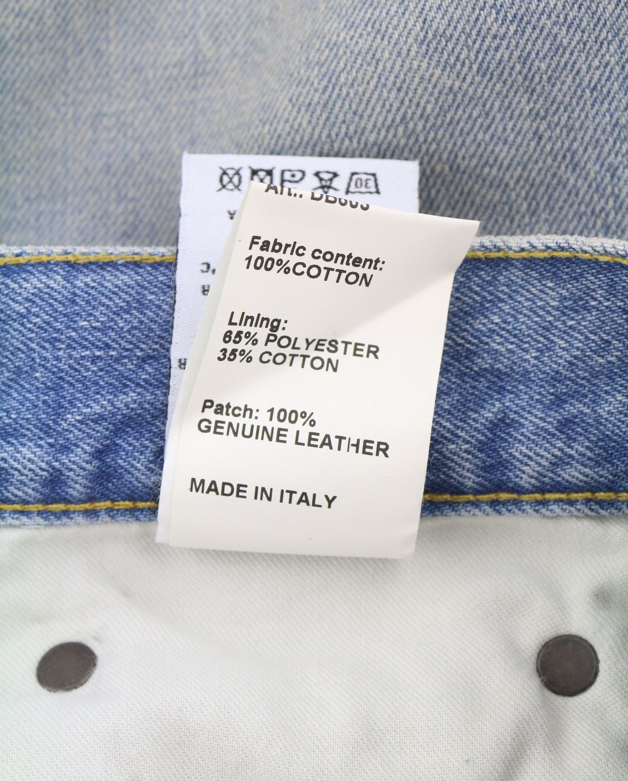 R13 X-BF 27 Merrin Blue Washed Low Rise PF25 Jeans 87206 Size 27" / US 4 / IT 40 - 10 Thumbnail