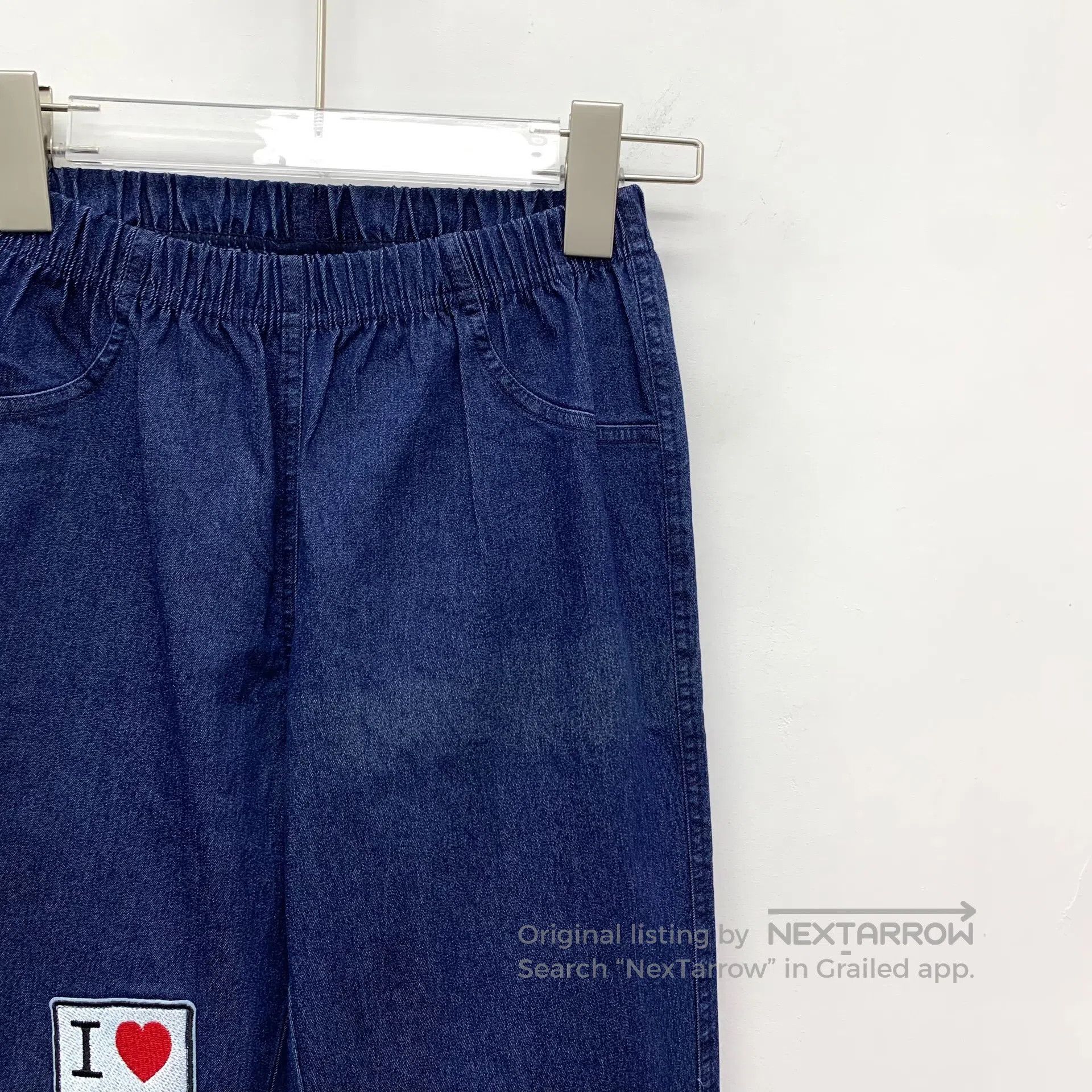 Calzedonia CALZEDONIA size S Dark blue denim casual long pants with l Size US 27 - 3 Thumbnail