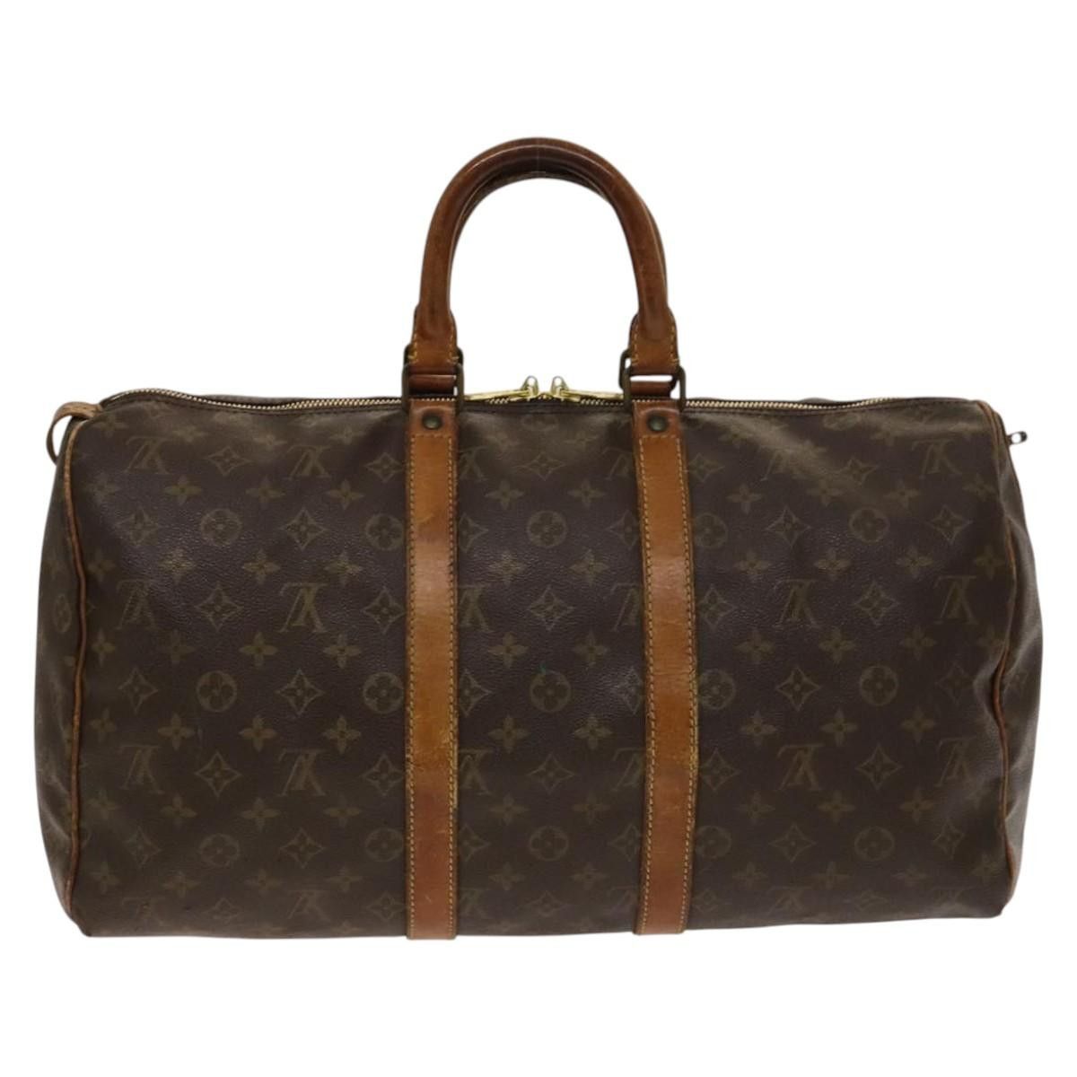 Louis Vuitton LOUIS VUITTON Monogram Keepall 45 Boston Bag Vintage M41428 Size ONE SIZE - 3 Thumbnail