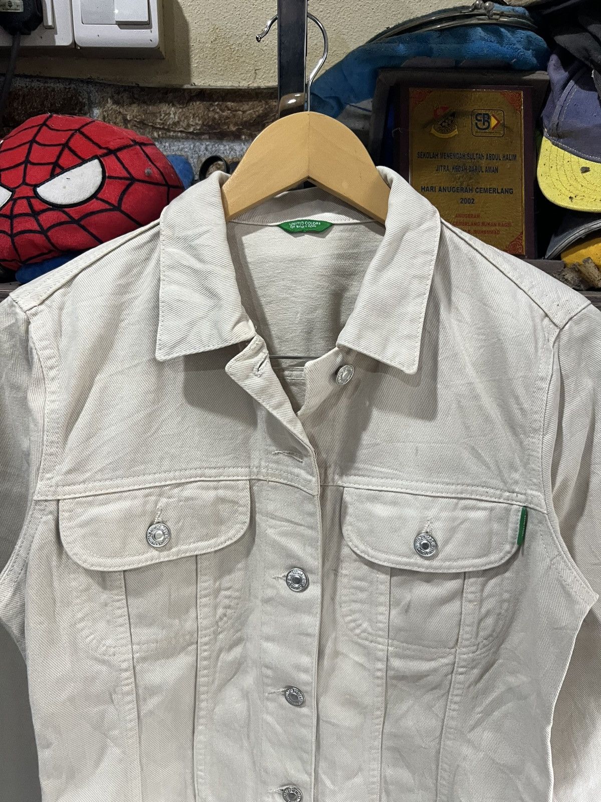 United Colors Of Benetton 🔥United Colors of Benetton Denim Jacket Size US S / EU 44-46 / 1 - 4 Thumbnail