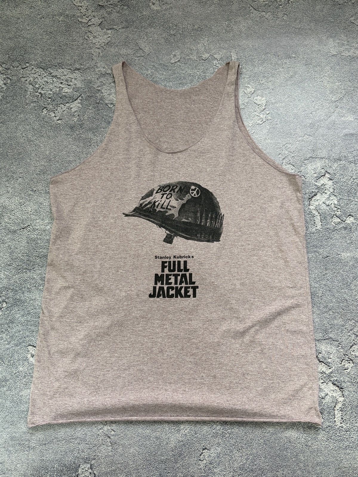 Vintage Vintage 80’s Stanley Kubrick Full Metal Jacket Tank Top L Size US L / EU 52-54 / 3 - 1 Thumbnail