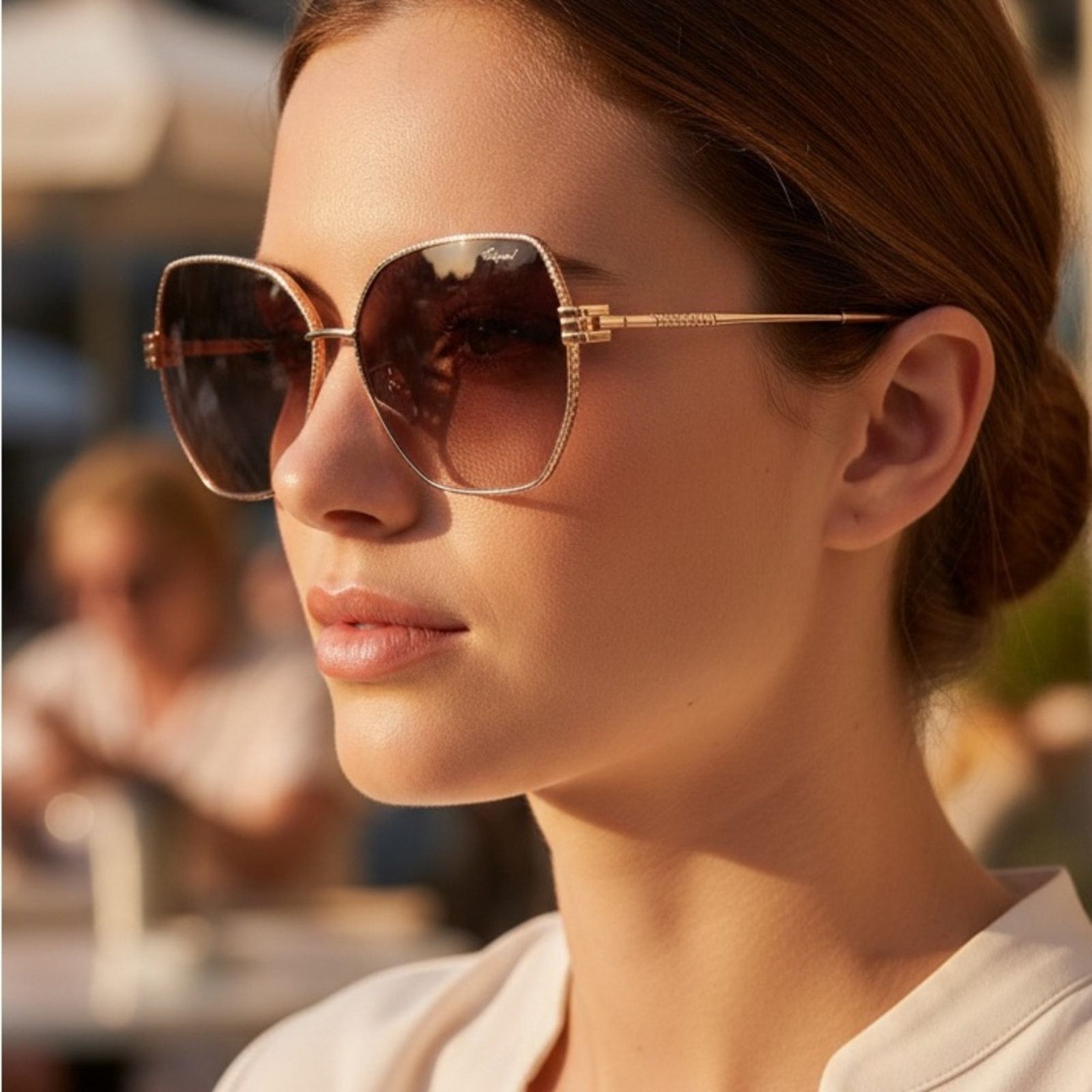 Chopard New! Chopard SCHL28M 0300 Gold Sunglasses, Authentic Size ONE SIZE - 2 Thumbnail