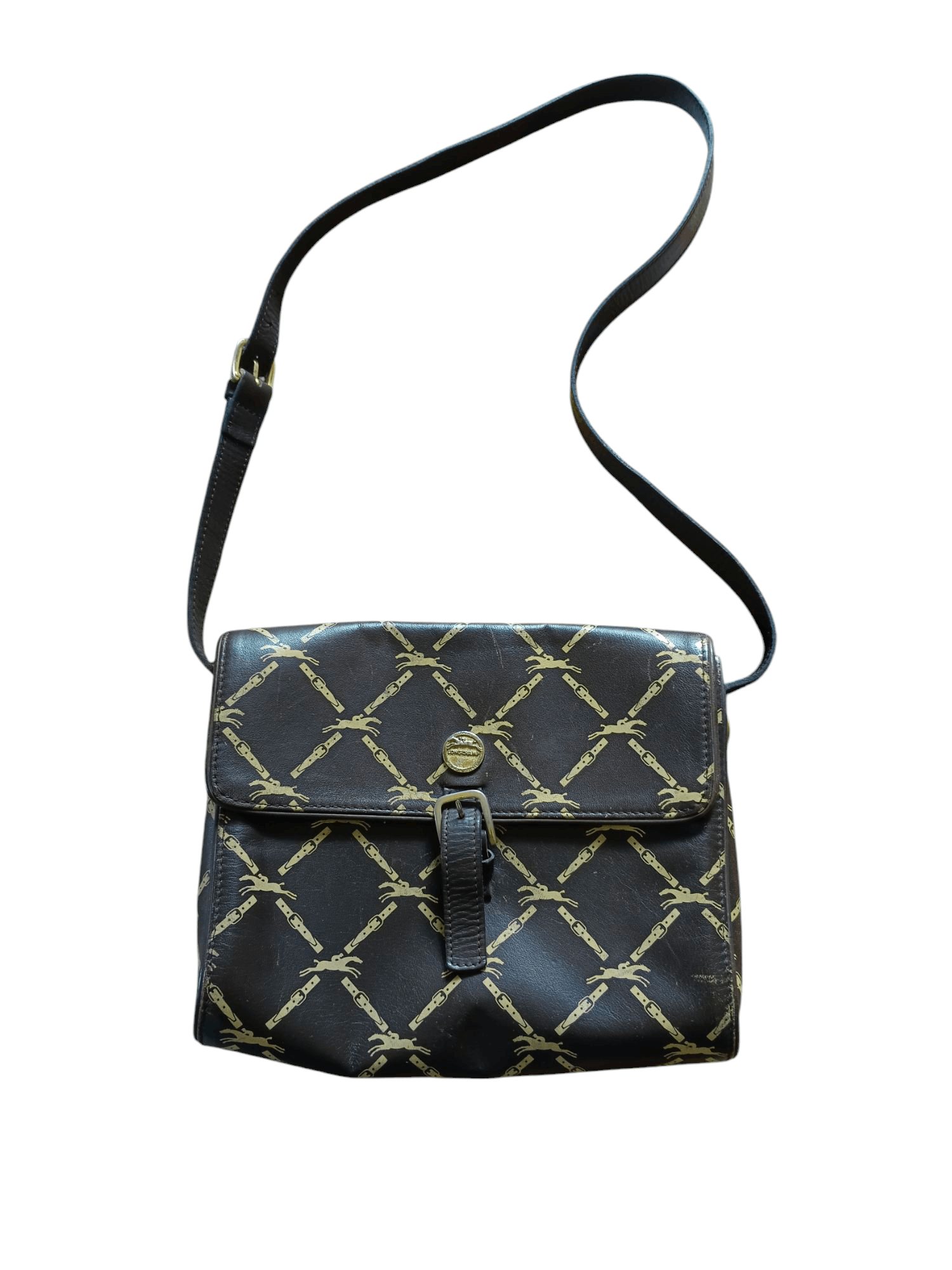 Longchamp × Vintage VINTAGE LONGCHAMP MONOGRAM CROSSBODY Size ONE SIZE - 1 Thumbnail