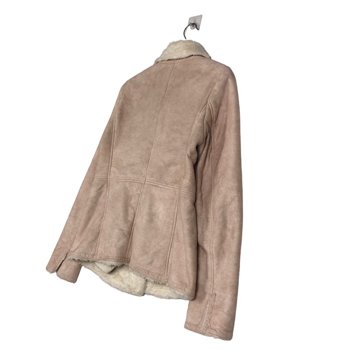 Calvin Klein 🔥Vintage Shearling Mink Fur Biker Jacket Calvin Klein Size US M / EU 48-50 / 2 - 10 Thumbnail