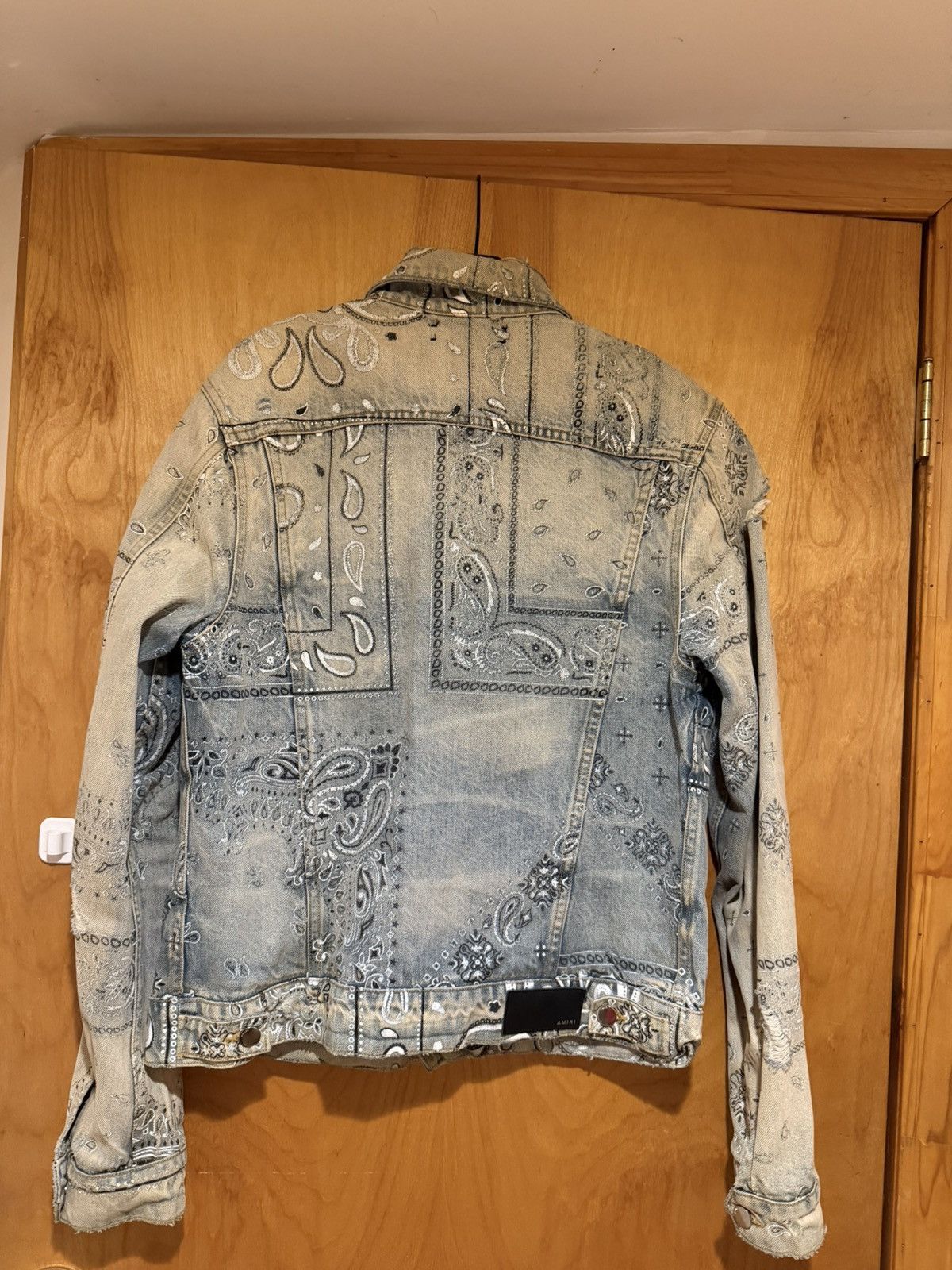 Amiri Amiri Bandana Denim Trucker Jacket size L Large Size US L / EU 52-54 / 3 - 2 Thumbnail