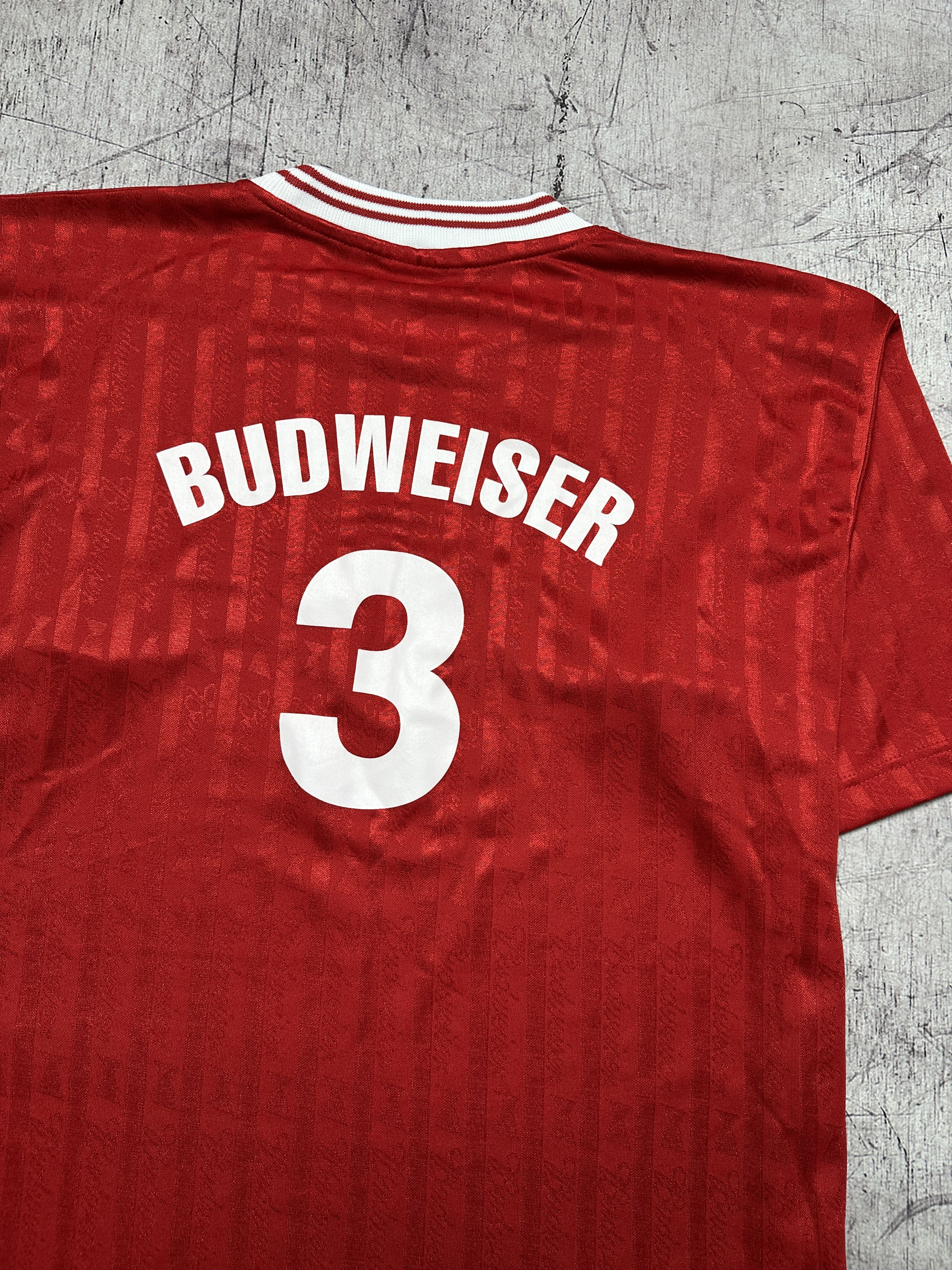 Budweiser Budweiser 90s Vintage Mens Crew Neck T-Shirt Jersey Size US L / EU 52-54 / 3 - 7 Thumbnail