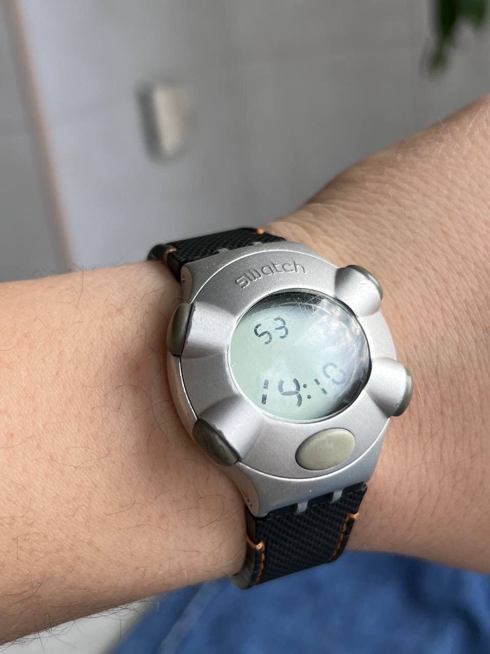 Japanese Brand × Vintage Vintage Futuristic Form Watch Digital Bubble Swatch Beat Size ONE SIZE - 9 Thumbnail
