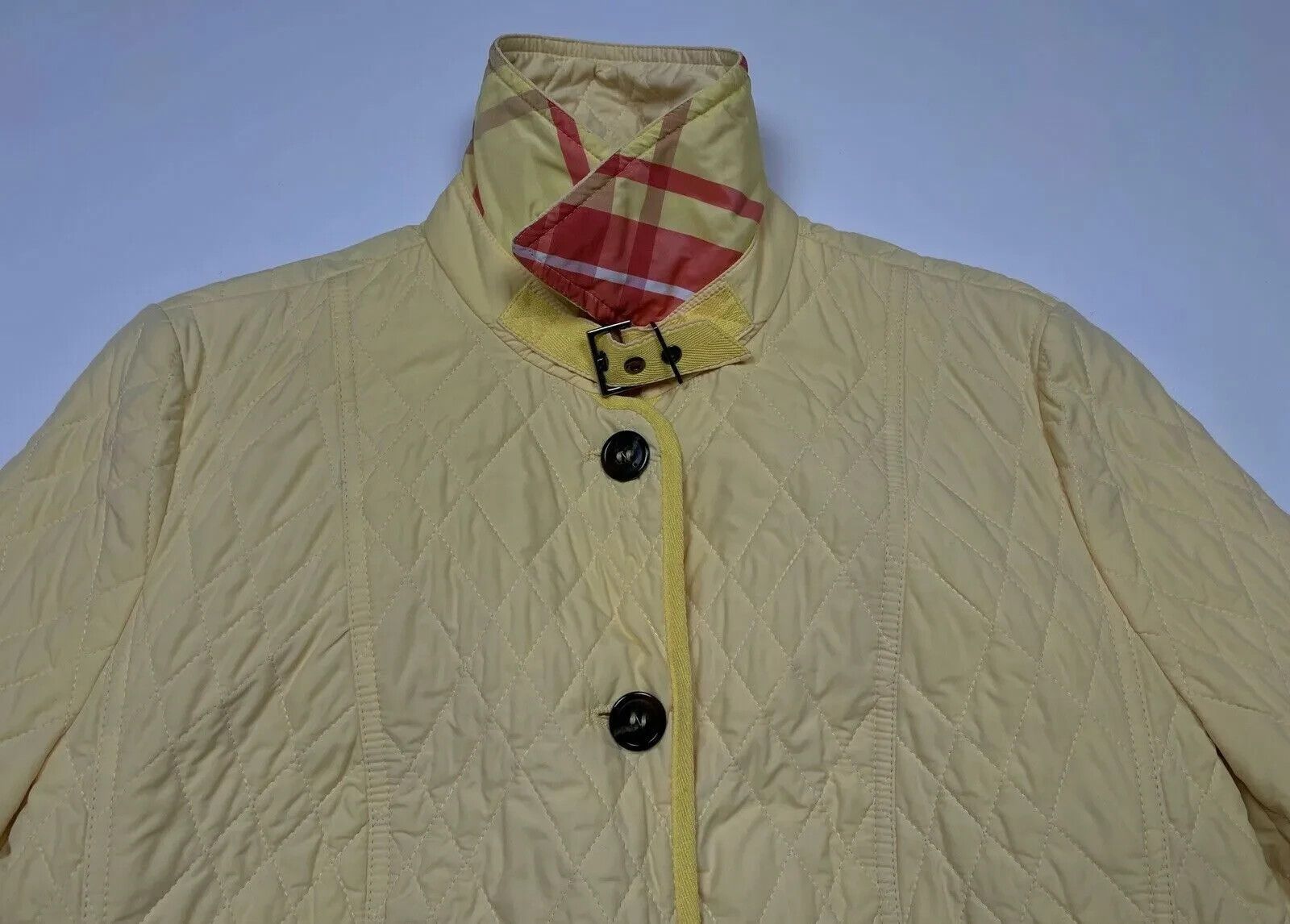 Other Basler Quilted Nova Check Jacket Yellow Size 42 Size M / US 6-8 / IT 42-44 - 3 Thumbnail