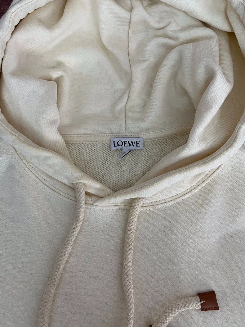 Loewe LOEWE Stitched leather pocket hoodie Size XS / US 0-2 / IT 36-38 - 4 Thumbnail