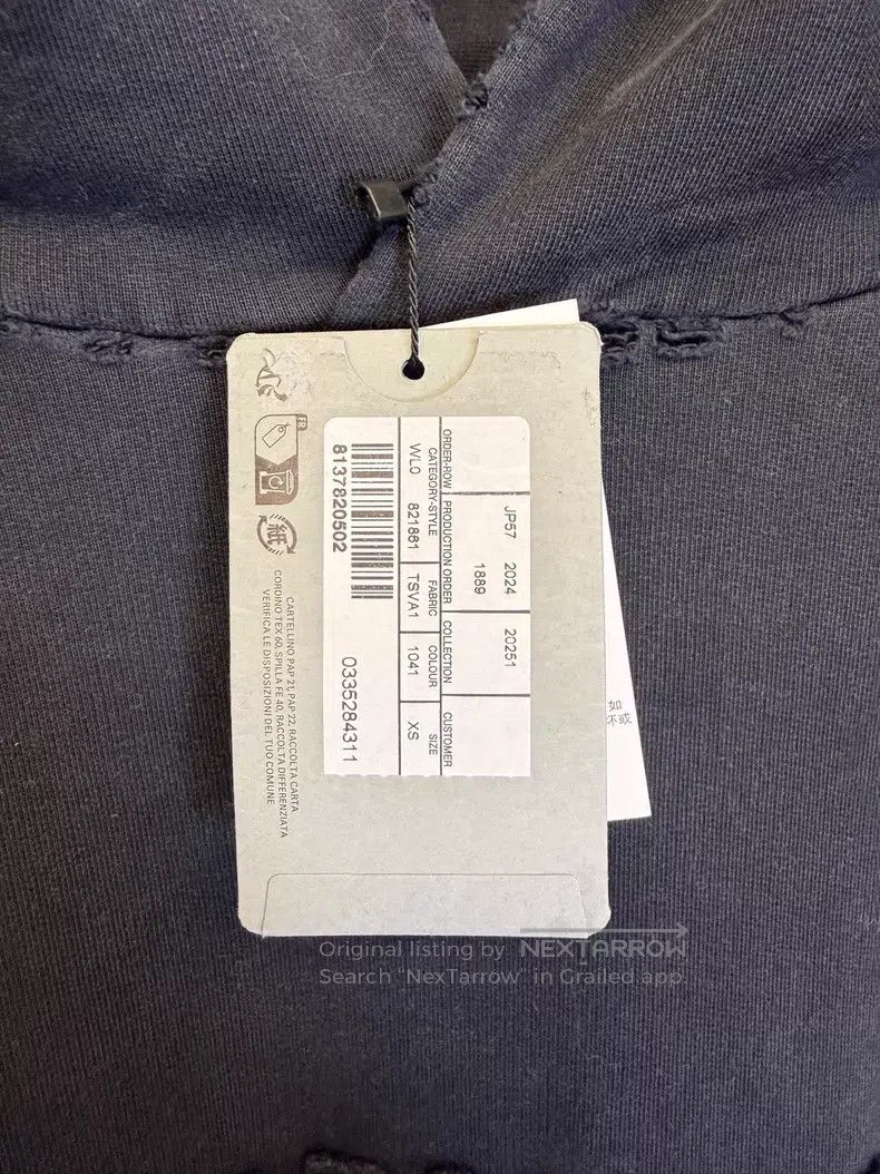 Balenciaga Balenciaga Solid Color Raglan Sleeve Hooded Zip-Up Sweater Size US XS / EU 42 / 0 - 3 Thumbnail