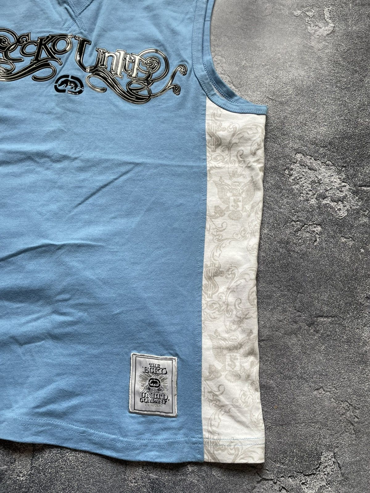 Ecko Unltd. × Vintage Vintage Ecko Unltd Big Logo Y2K Rap T Shirt Tank Tee Size US M / EU 48-50 / 2 - 5 Thumbnail
