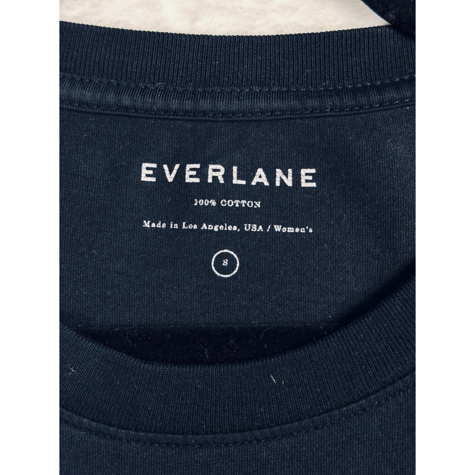 Everlane Everlane Womens The Box-Cut Tee In Essential Black Small Sho Size S / US 4 / IT 40 - 5 Thumbnail