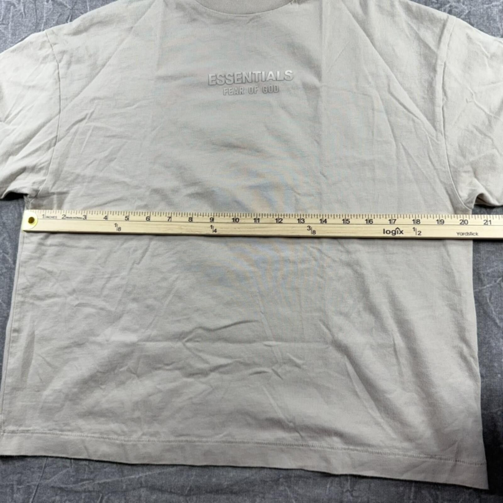 Fear of God Fear of God Shirt Women's 10 Beige Oversize 100% Cotton Size ONE SIZE - 6 Thumbnail