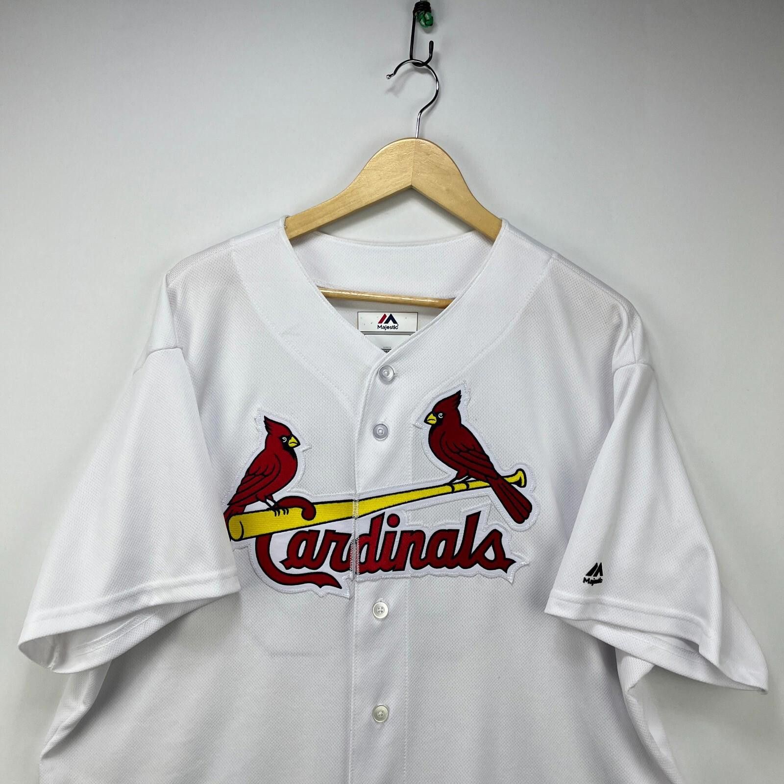 Majestic Vintage St Louis Cardinals Majestic Jersey Cool Base 66 XL Size ONE SIZE - 2 Thumbnail