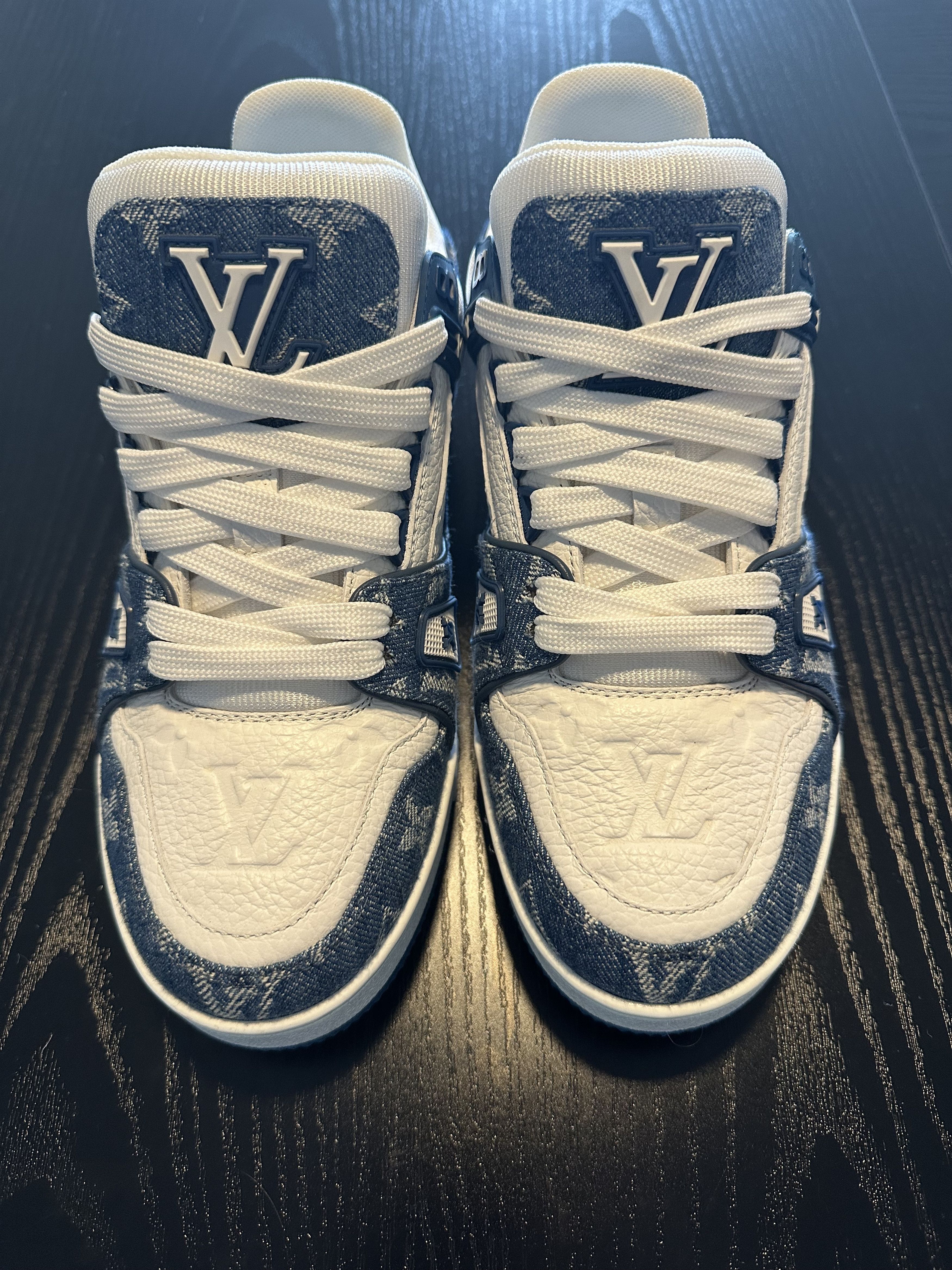 Louis Vuitton LV Blue Trainer Sneaker Size US 7.5 / IT 37.5 - 1 Thumbnail