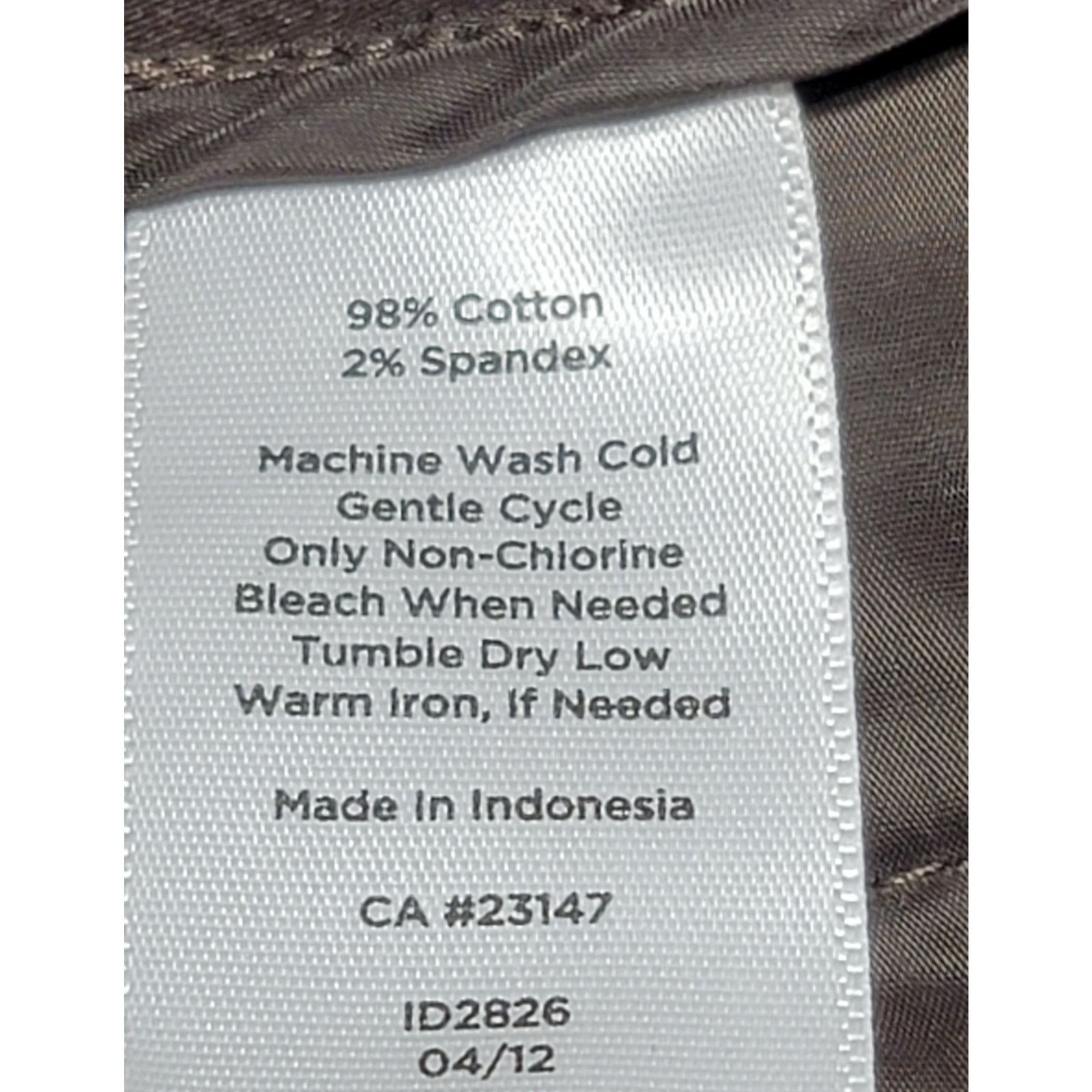 Other Talbots Signature Brown Flat Front Jeans 12P Lightweight Size 34" / US 12 / IT 48 - 4 Thumbnail