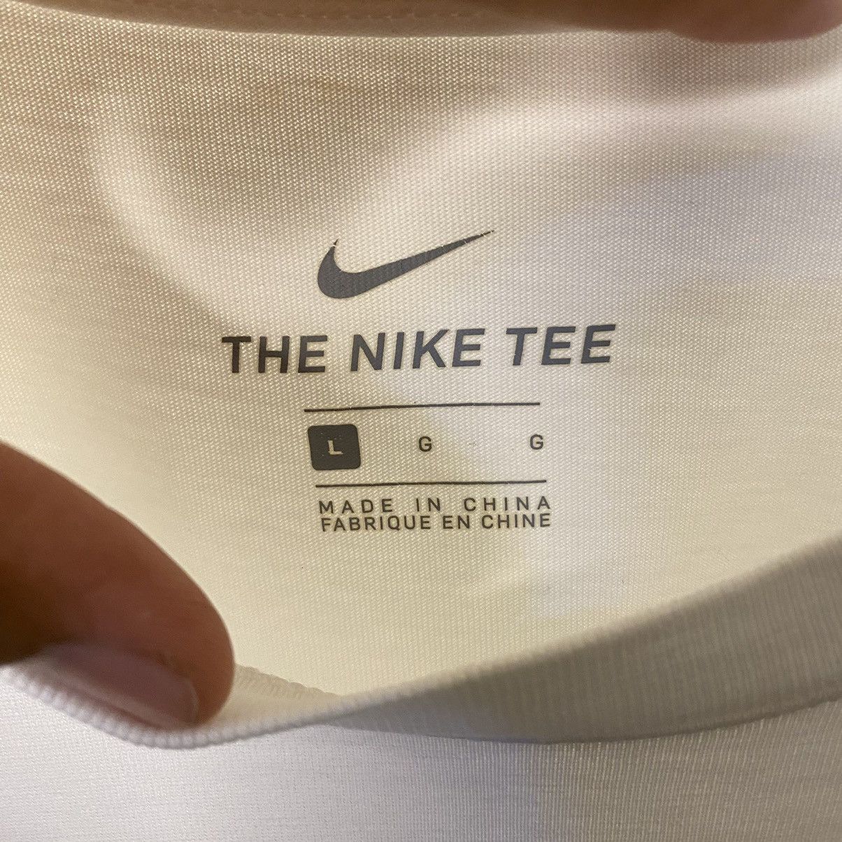 Nike Nike Swoosh White Tee Size US L / EU 52-54 / 3 - 4 Thumbnail