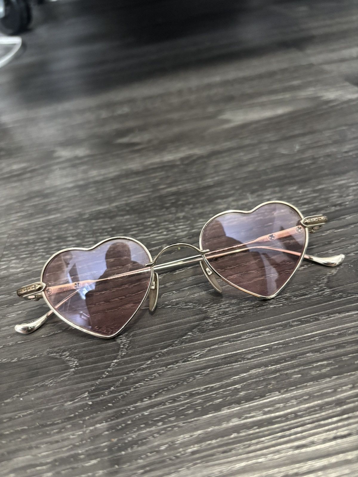 Chrome Hearts Bean Sunglasses Pink & Silver Size ONE SIZE - 3 Thumbnail