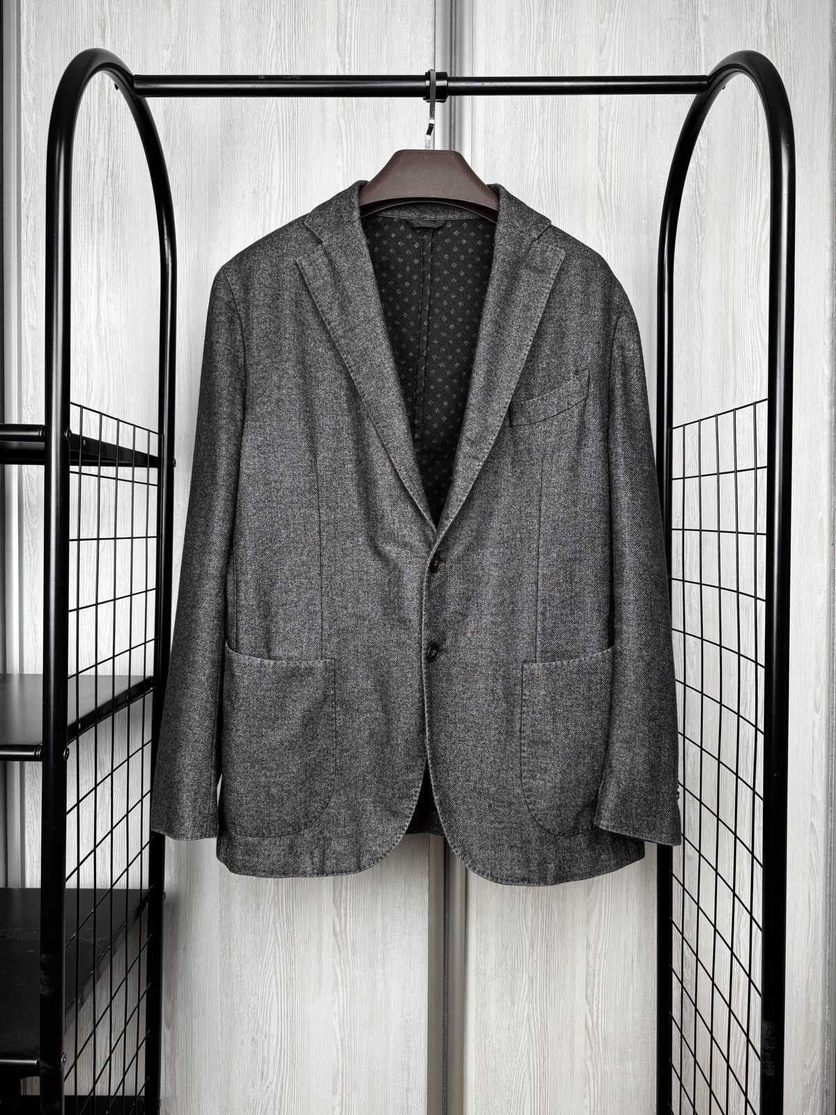 L.B.M. 1911 L.B.M 1911 Limited Edition grey wool blend unlined blazer 54 Size 44R - 1 Thumbnail