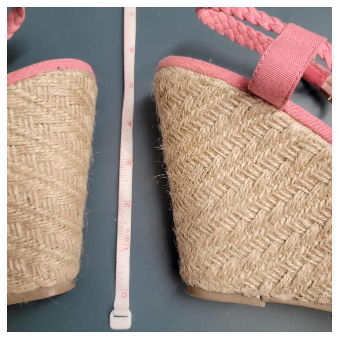 NBDN Nobrandedon Brash Pink Braided Platform High Heels Sandals Size US 9 / IT 39 - 12 Thumbnail
