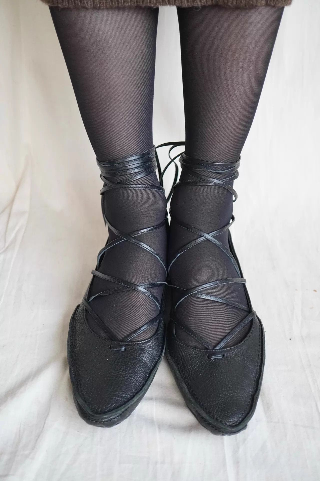 Y's Y's 2000s Structured Strappy Flats 36-36.5 Size US 5.5 / IT 35.5 - 5 Thumbnail