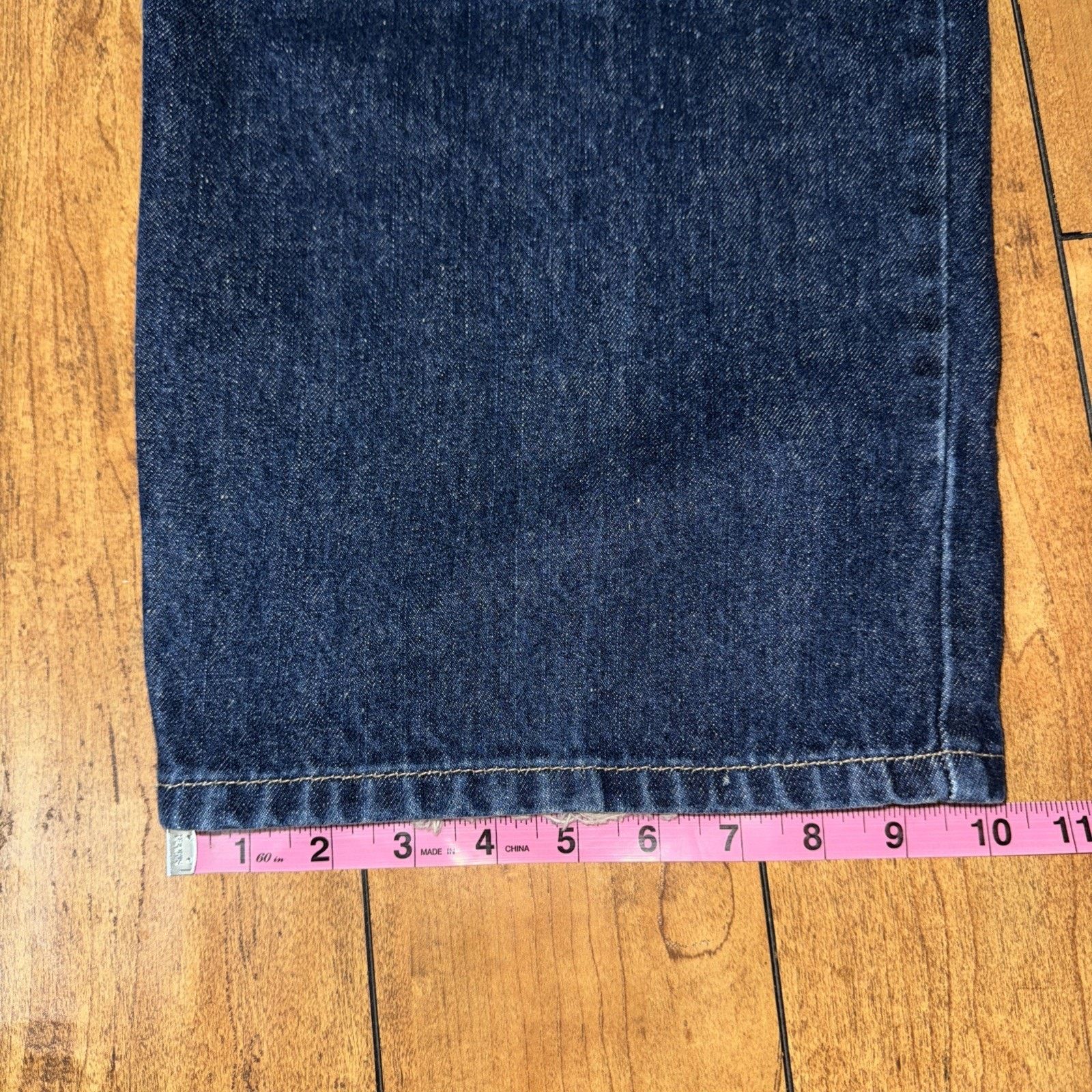 Old Navy × Vintage Old Navy Blue Jeans 38x32 Made In Mexico Wide Leg Baggy Fit Size US 38 / EU 54 - 6 Thumbnail