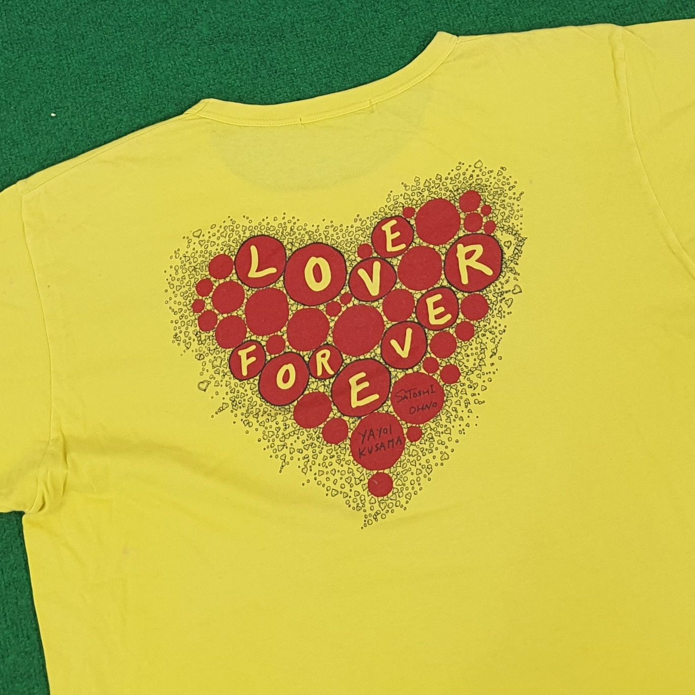 Japanese Brand × Vintage Vintage Yayoi Kusama x Satomi Ohno Arashi Singer Tshirt Size US XL / EU 56 / 4 - 4 Thumbnail