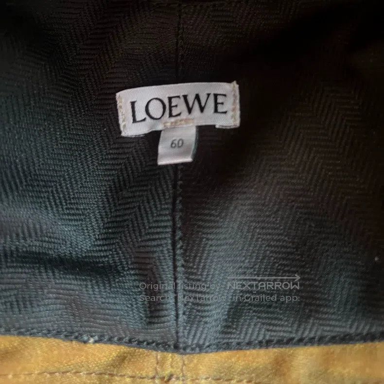 Loewe Loewe size 60 Fisherman Hat, Khaki Size ONE SIZE - 3 Thumbnail