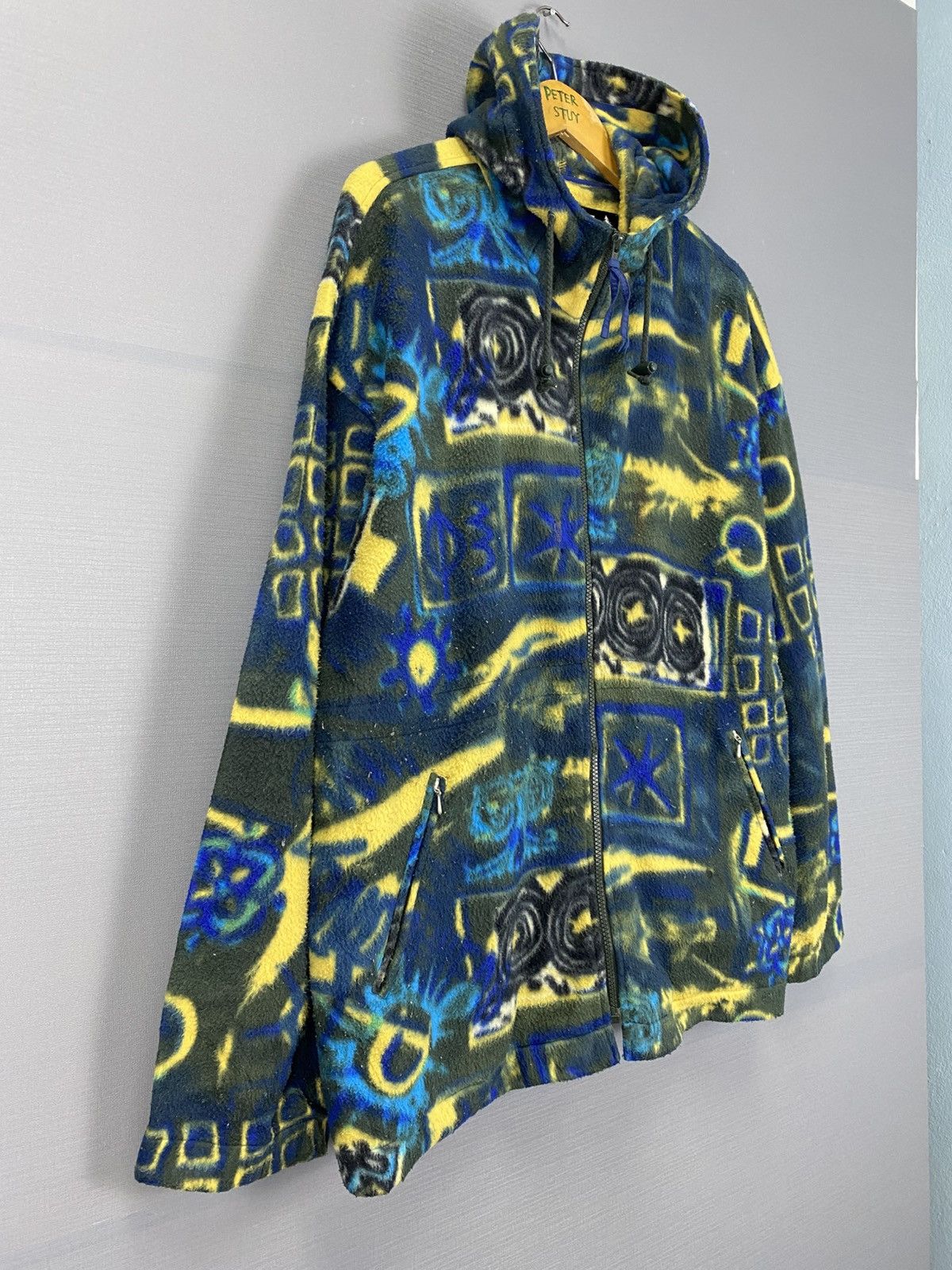 Japanese Brand × Vintage Vintage North Stream Printed fleece Hoodie Size US L / EU 52-54 / 3 - 4 Thumbnail