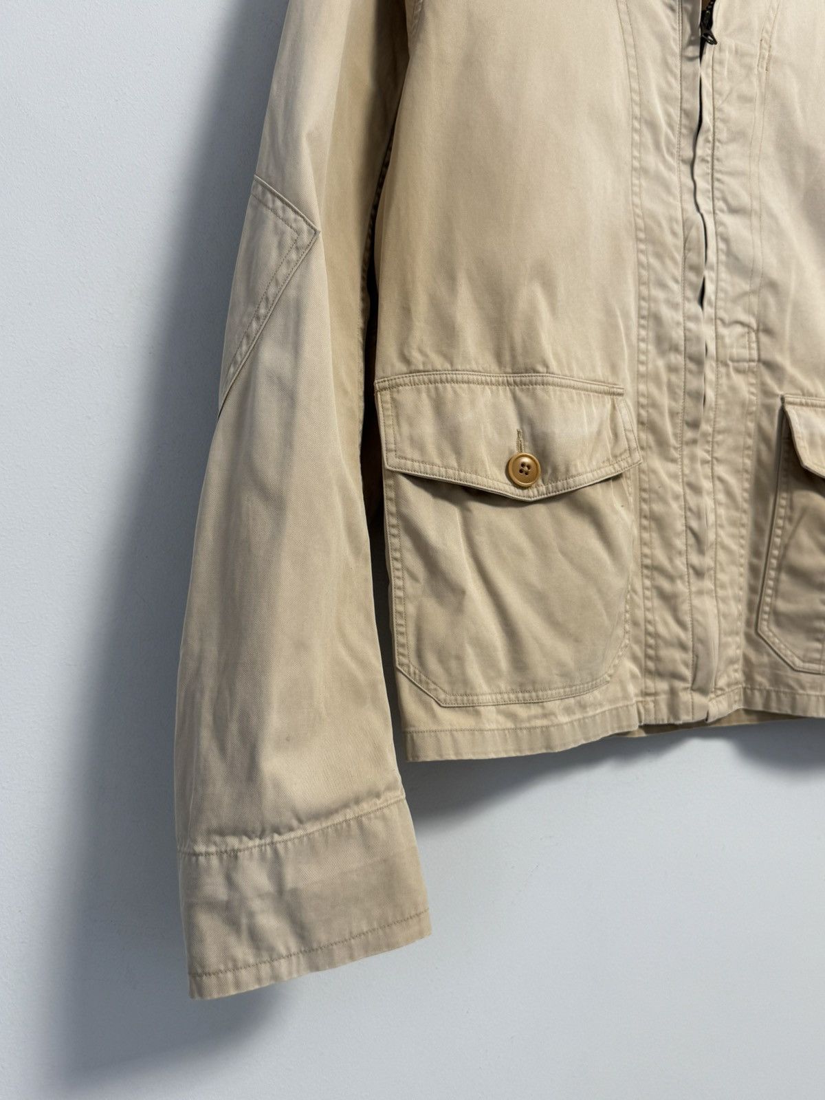 Polo Ralph Lauren Polo Ralph Lauren Beige Zip Jacket Lightweight Casual Size S / US 4 / IT 40 - 11 Thumbnail