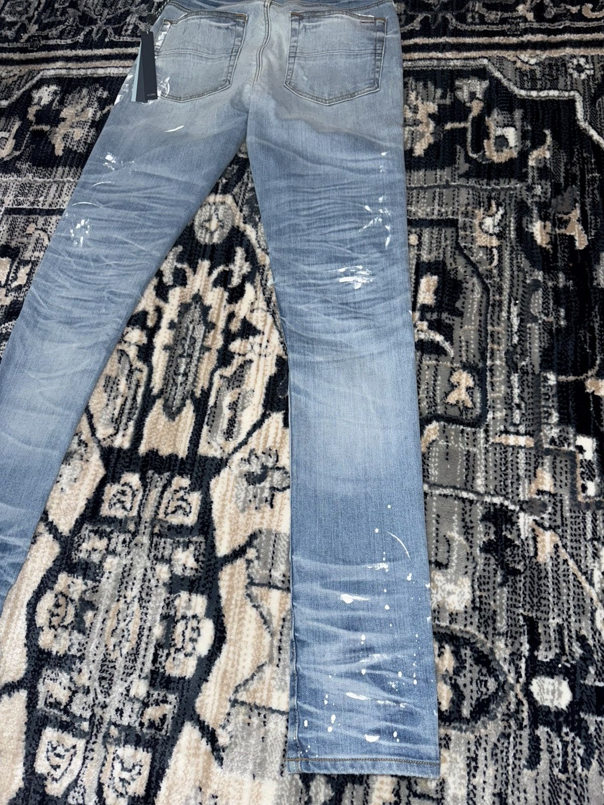 Amiri Mx1 paint splatter patch jeans Size US 32 / EU 48 - 5 Thumbnail