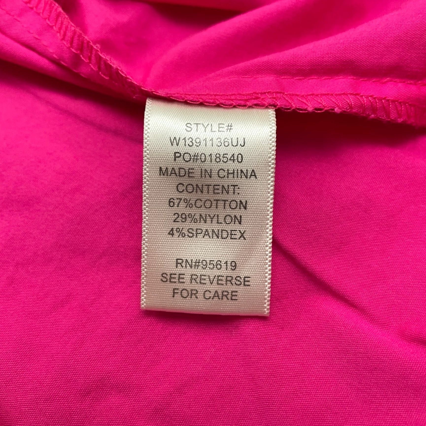 Pinko JPR Pleated Button Down Blouse Womens 20W Pink Long Sleeve Top Shirt Blouse Women’s Plus Size"} Size 3XL / US 20-22 - 6 Thumbnail