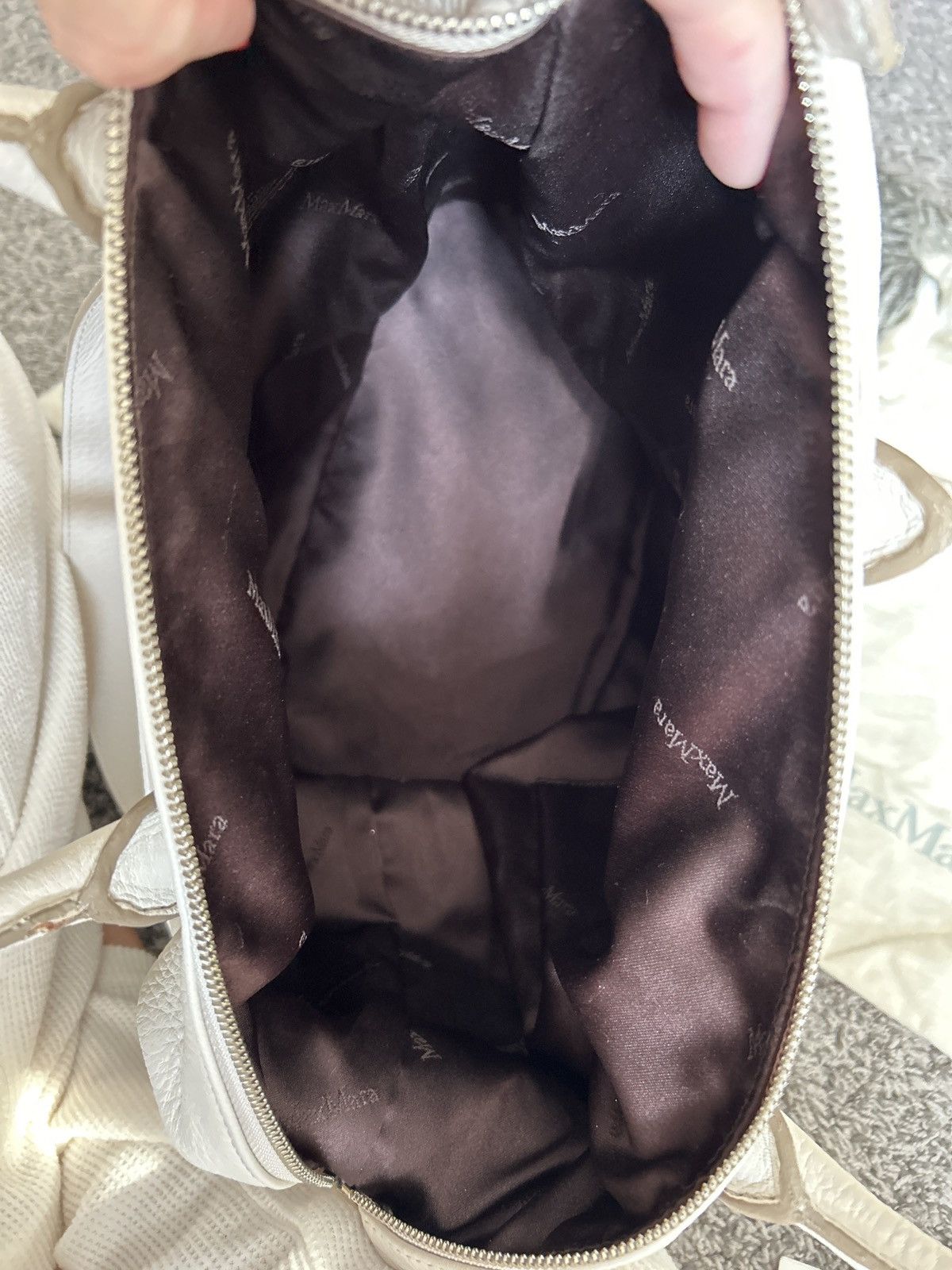 Max Mara Cachi cream with shoulder strap Size ONE SIZE - 9 Thumbnail