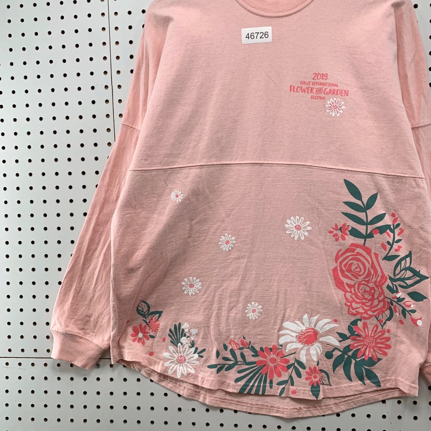 Disney Disney Parks Shirt Womens Medium Pink Spirit Jersey Flower Garden Epcot Size M / US 6-8 / IT 42-44 - 5 Thumbnail