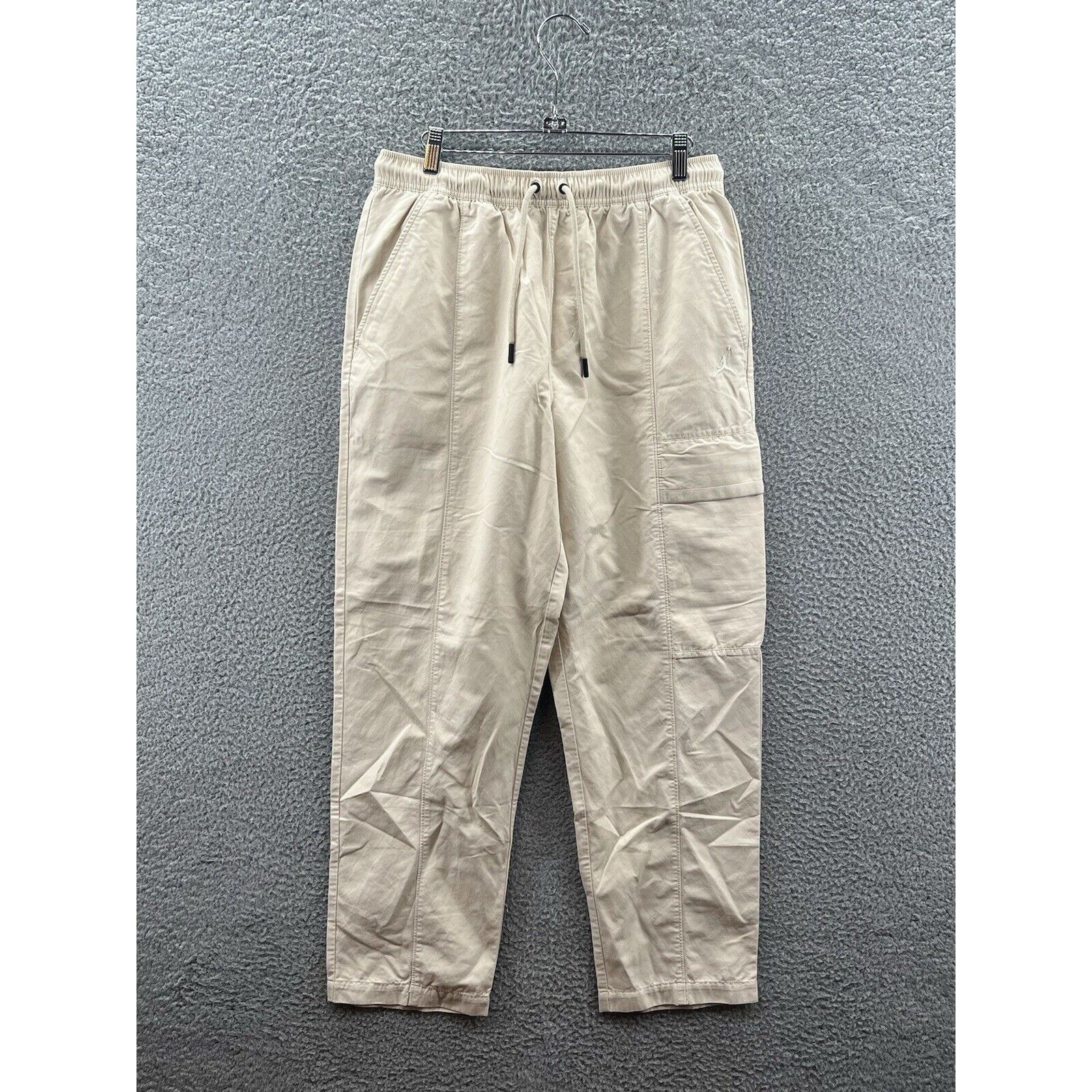 Nike Jordan Essentials Woven Pants Light Brown Size Medium