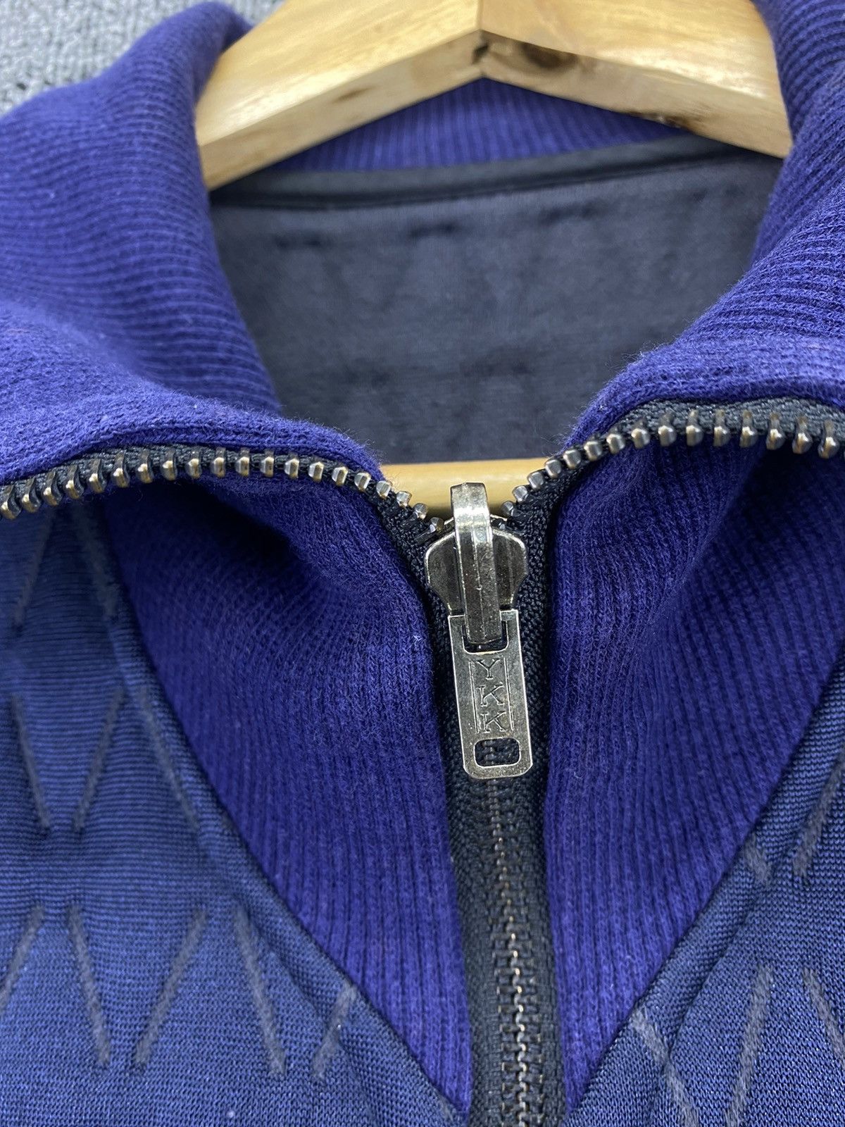 Issey Miyake × Vintage Vintage 80s Issey Miyake Skyline Reversible Bomber Jacket Size US L / EU 52-54 / 3 - 18 Thumbnail